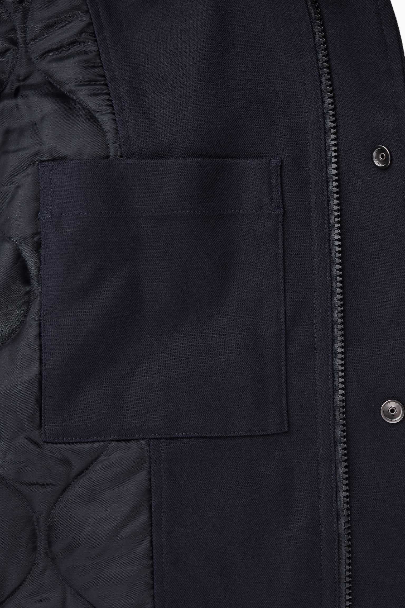 PADDED HOODED PARKA - NAVY - 2