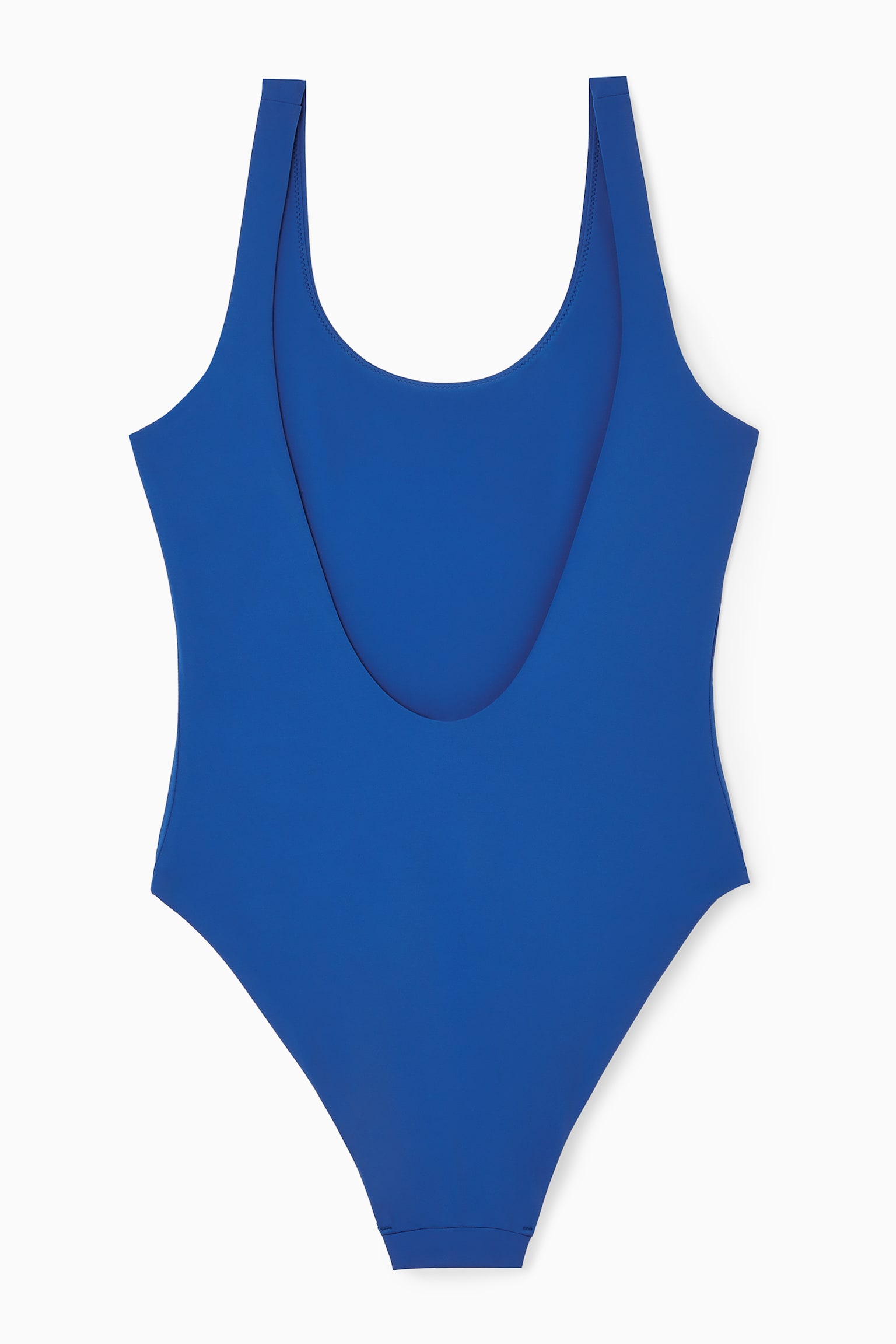 SCOOP-NECK SWIMSUIT - BLUE - 4