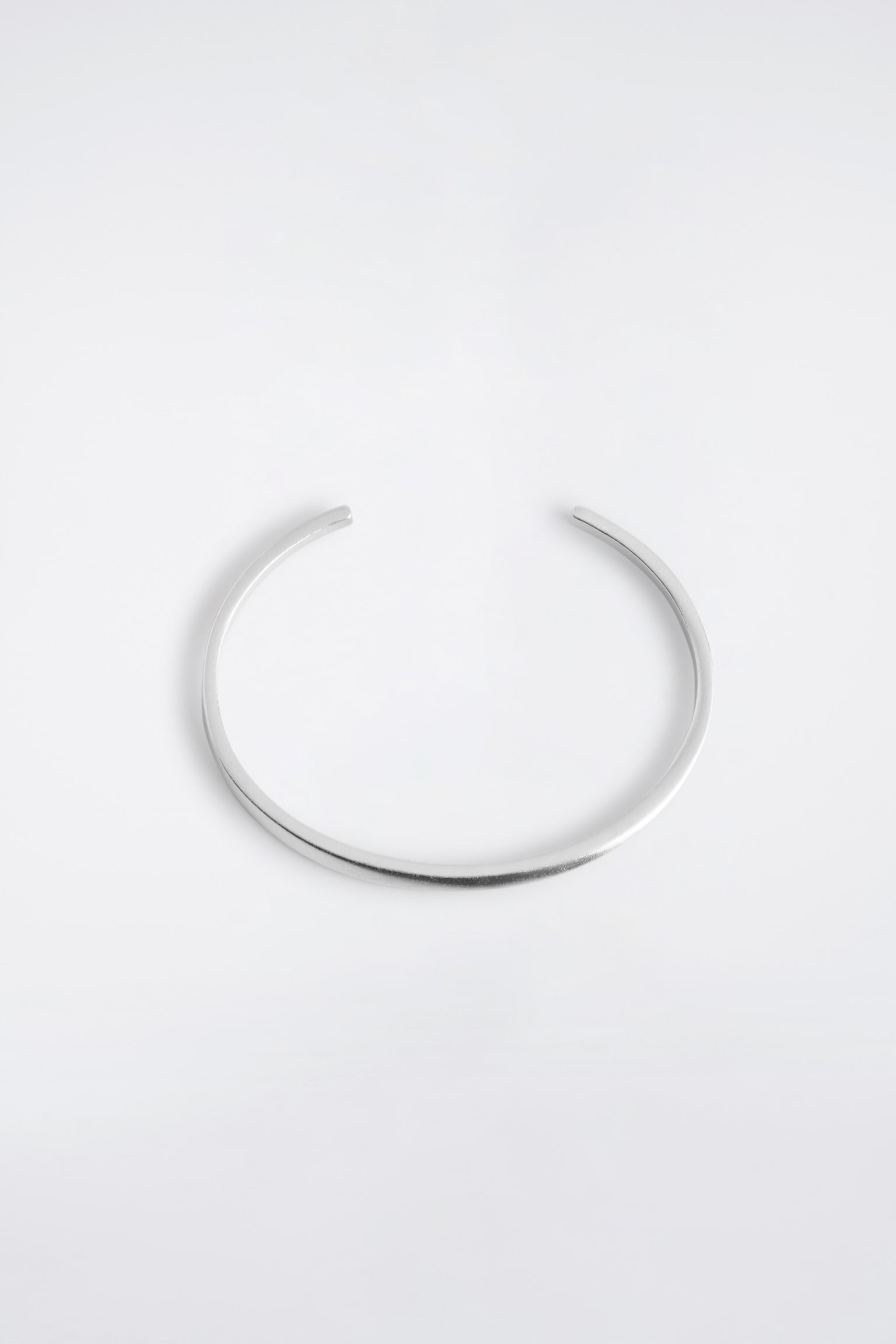Kierretty sterling-hopeinen rannekoru - Hopea - 5