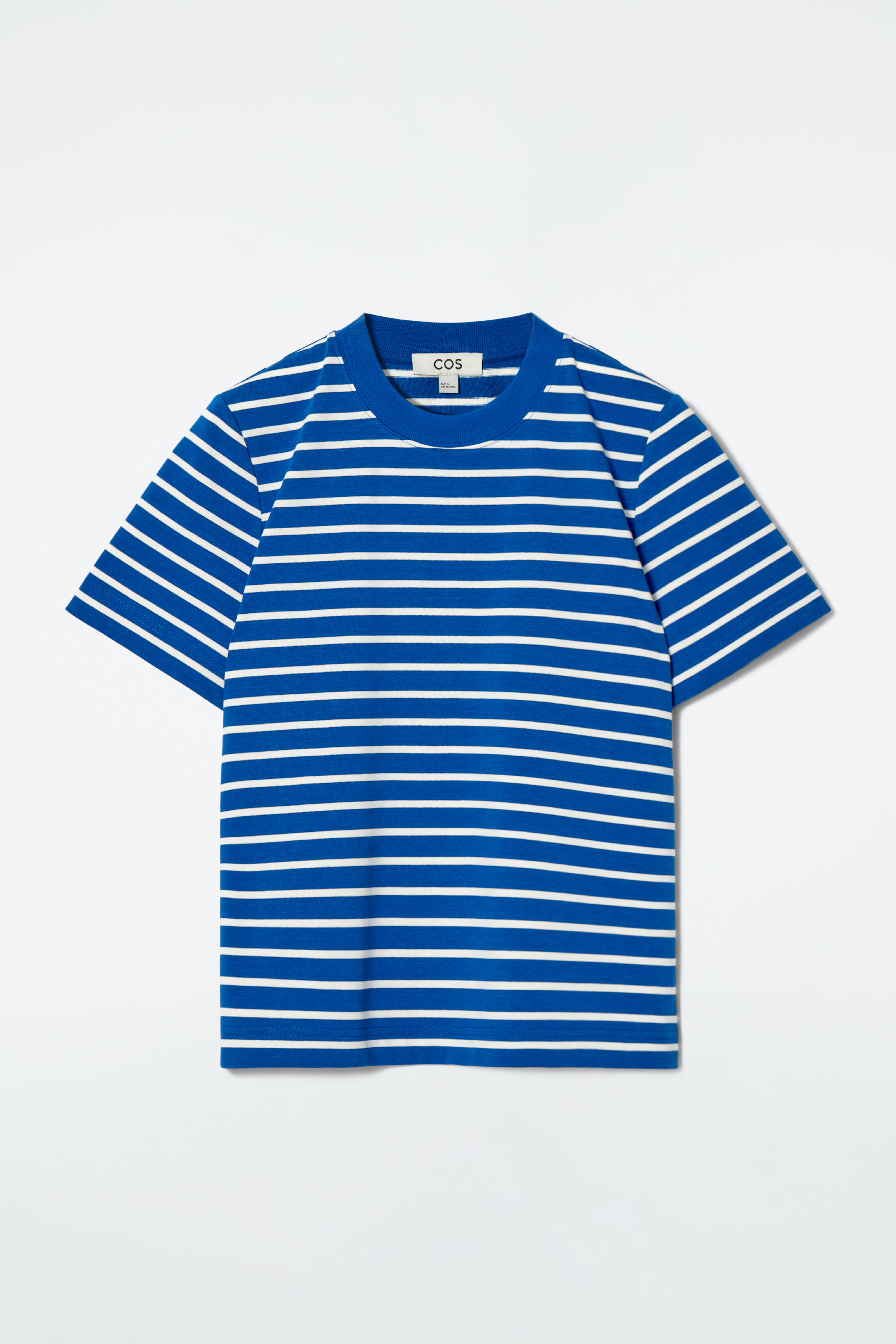 Chemise Femme élégante En Coton/lin - T-shirt Tunique Longue, Manches Longues | Grandes Tailles, Couleur Bleu Marine Et Blanc - 5