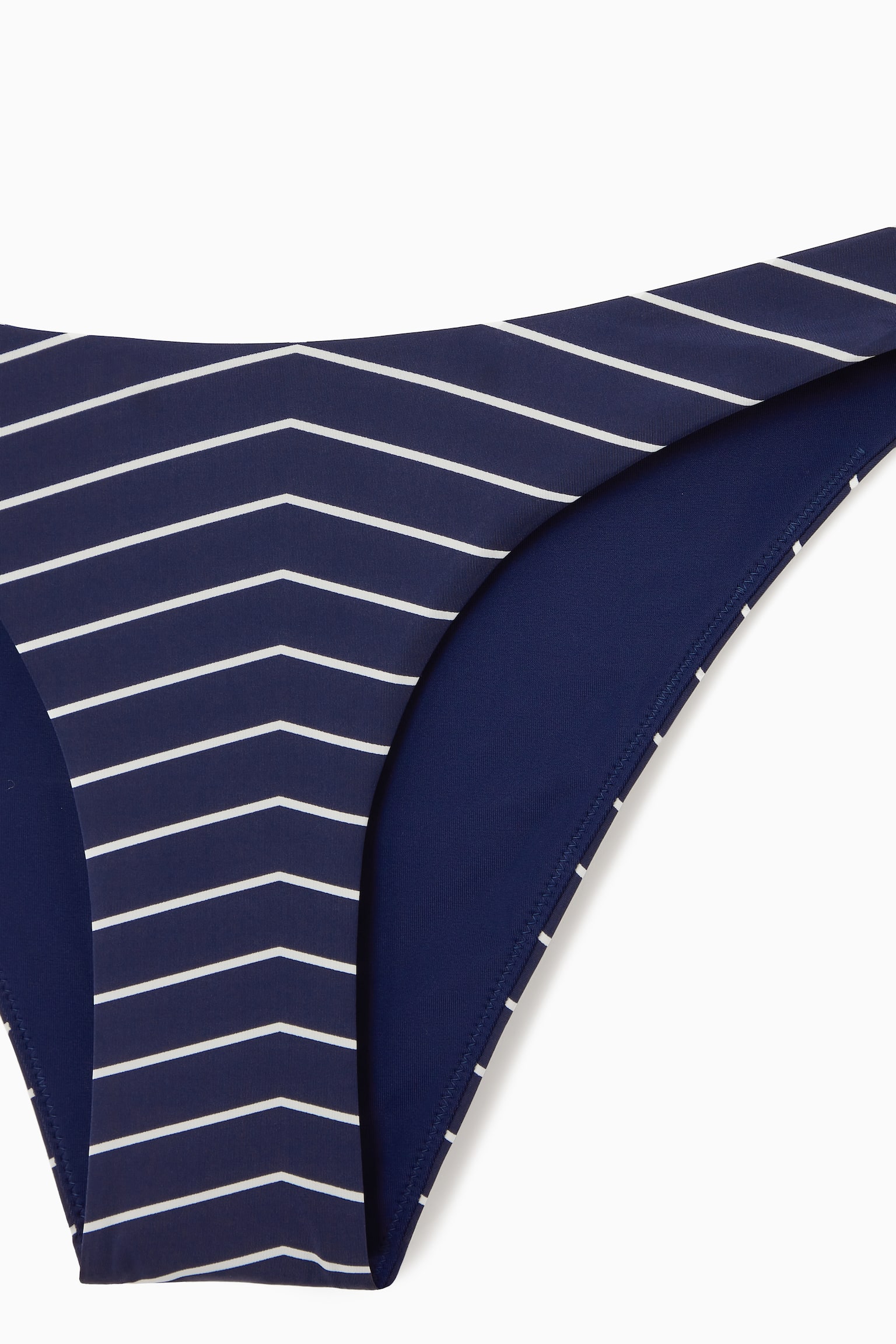 BRAZILIAN BIKINI BRIEFS - NAVY / STRIPED - 4