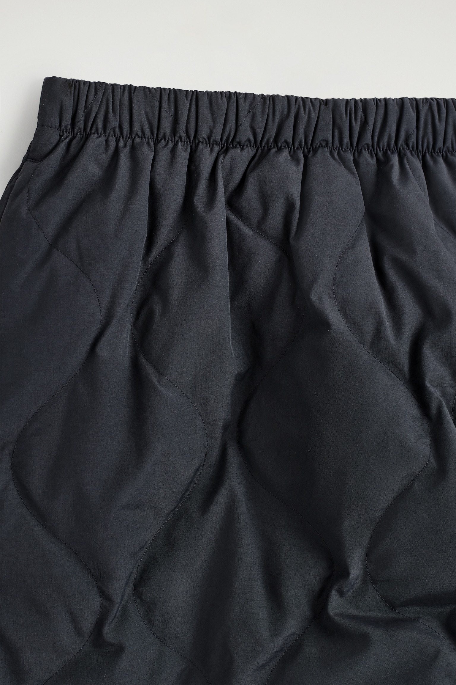 GESTEPPTER MINIROCK MIT DAUNENFÜLLUNG - NAVYBLAU - 3