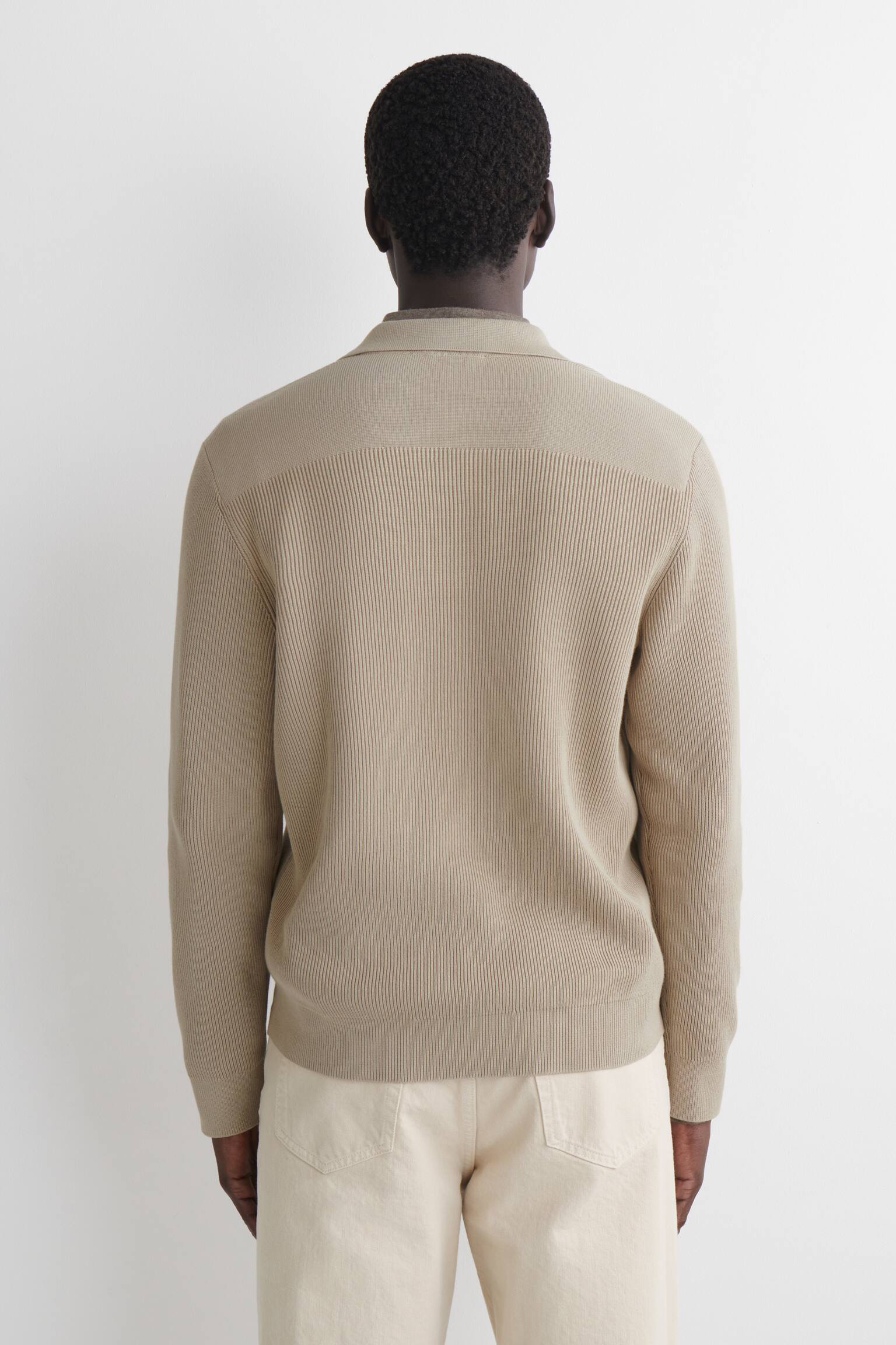 POLOPULLOVER AUS BAUMWOLLE - BEIGE - 4