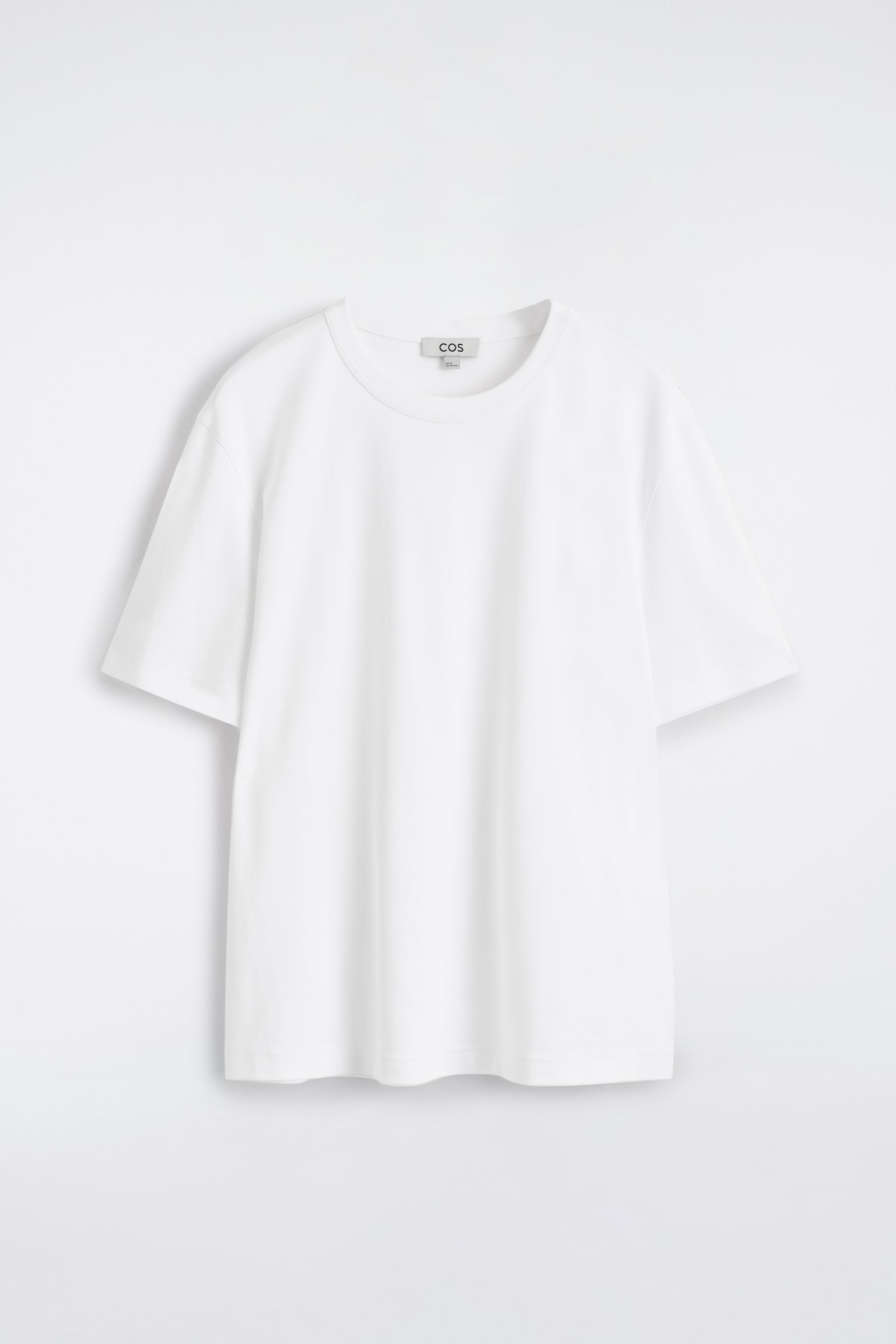 INTERLOCK KATOEN RONDE HALS T-SHIRT - WIT/Lichtgrijs/MARINE / WIT / GESTREEPT/ZWART - 8