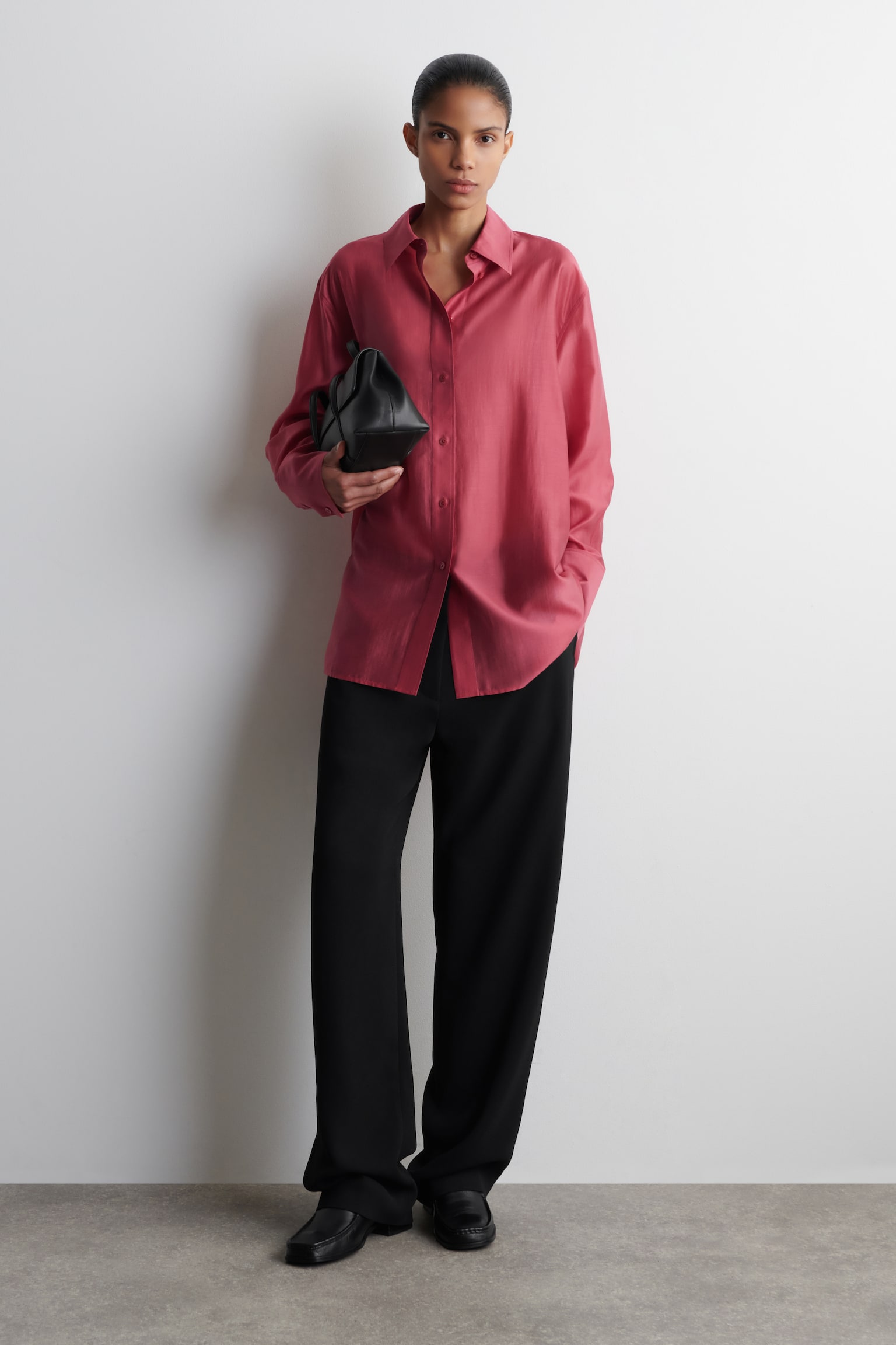 CHEMISE DIAPHANE - Rose foncé - 6