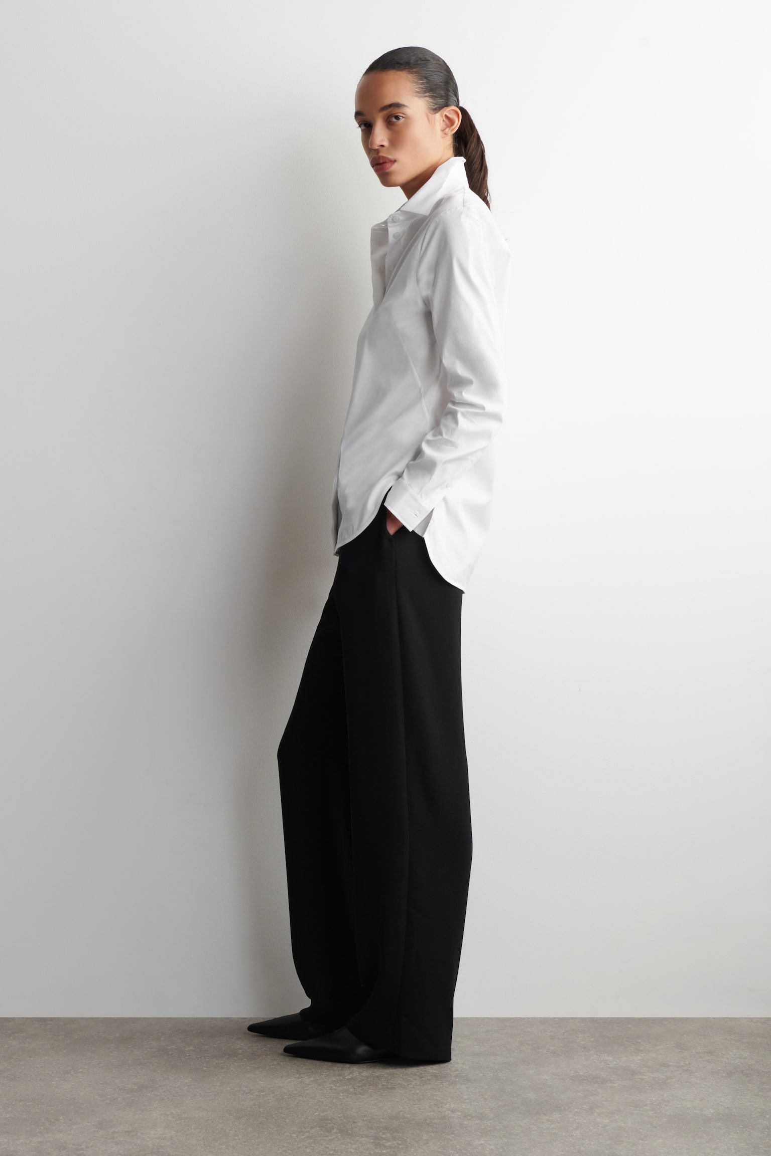 KLASSISCHES BAUMWOLLHEMD - WEISS - 5