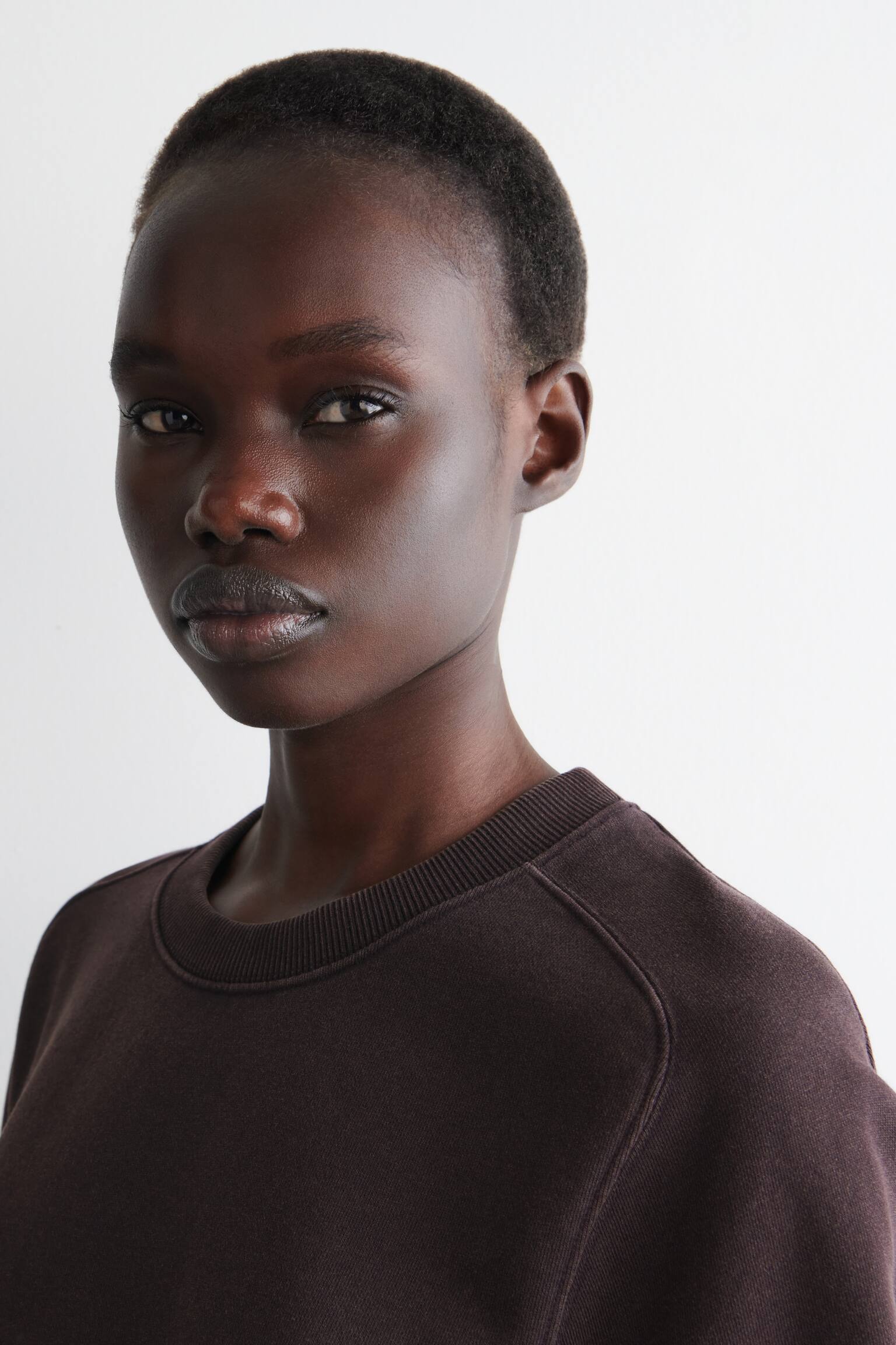 SWEAT EN COTON - VIOLET FONCÉ - 4