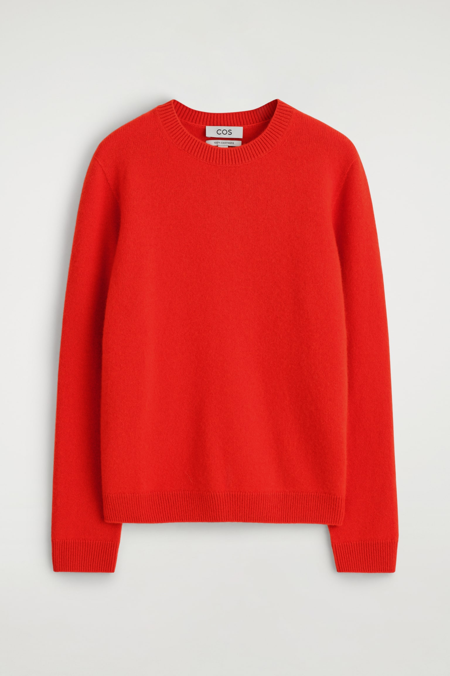 Cashmere Crew-neck Jumper - ORANGE - 2