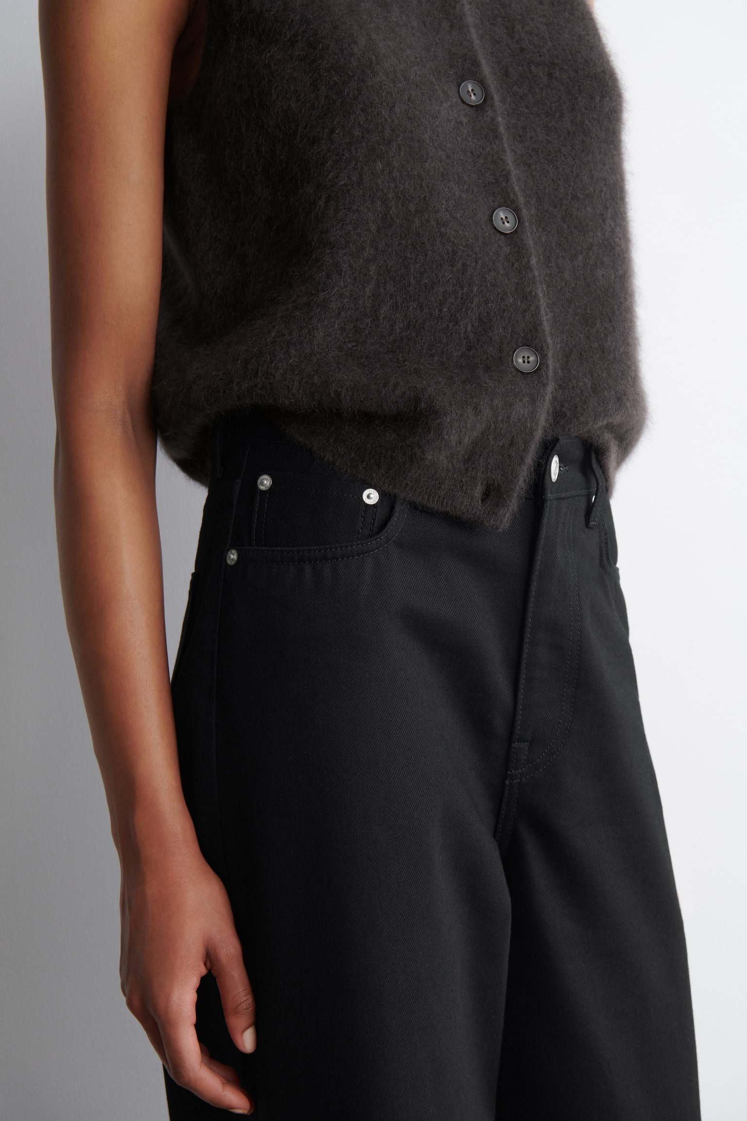 Dial vide jeans - SVART/Mørkeblå - 3