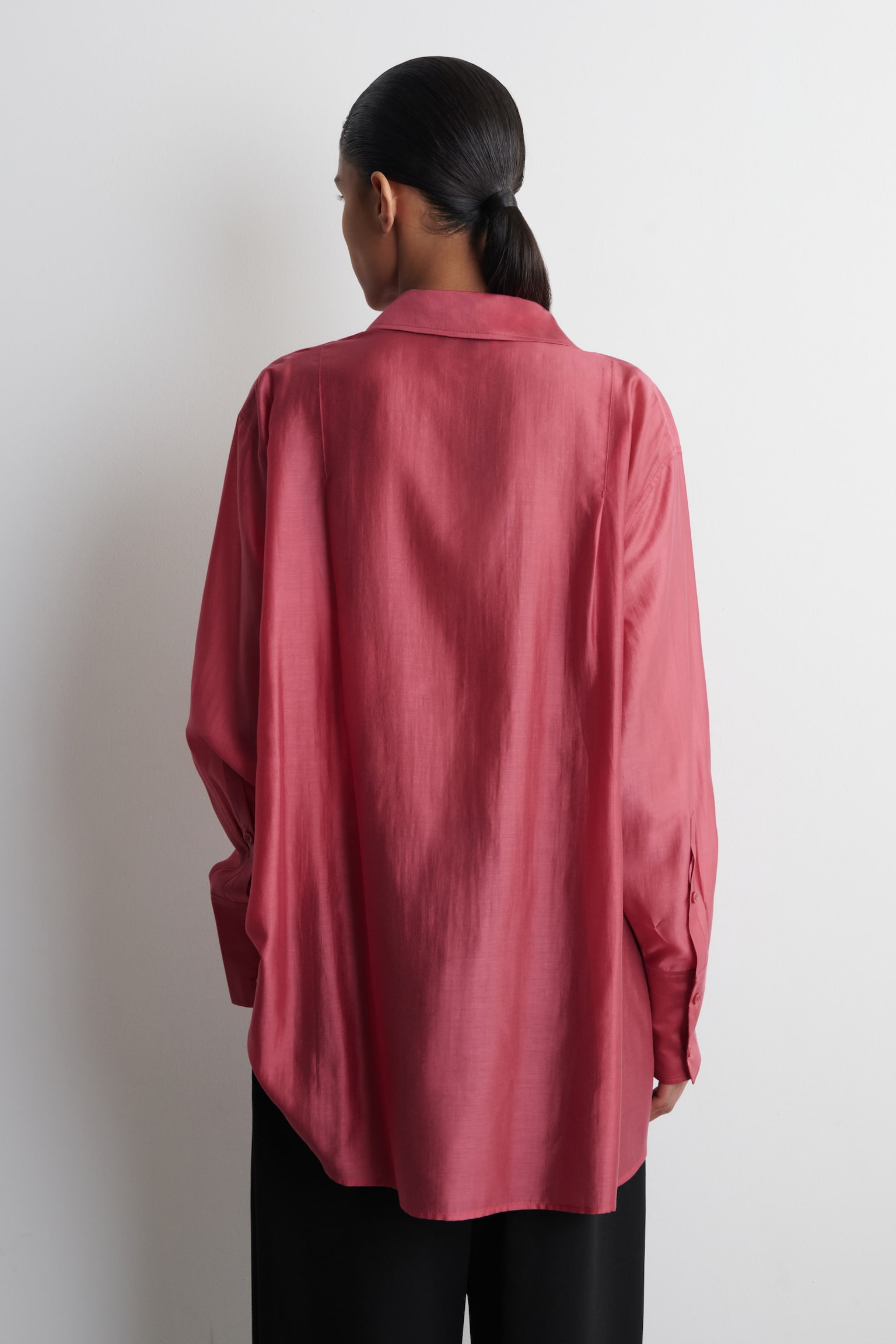 CHEMISE DIAPHANE - Rose foncé - 7