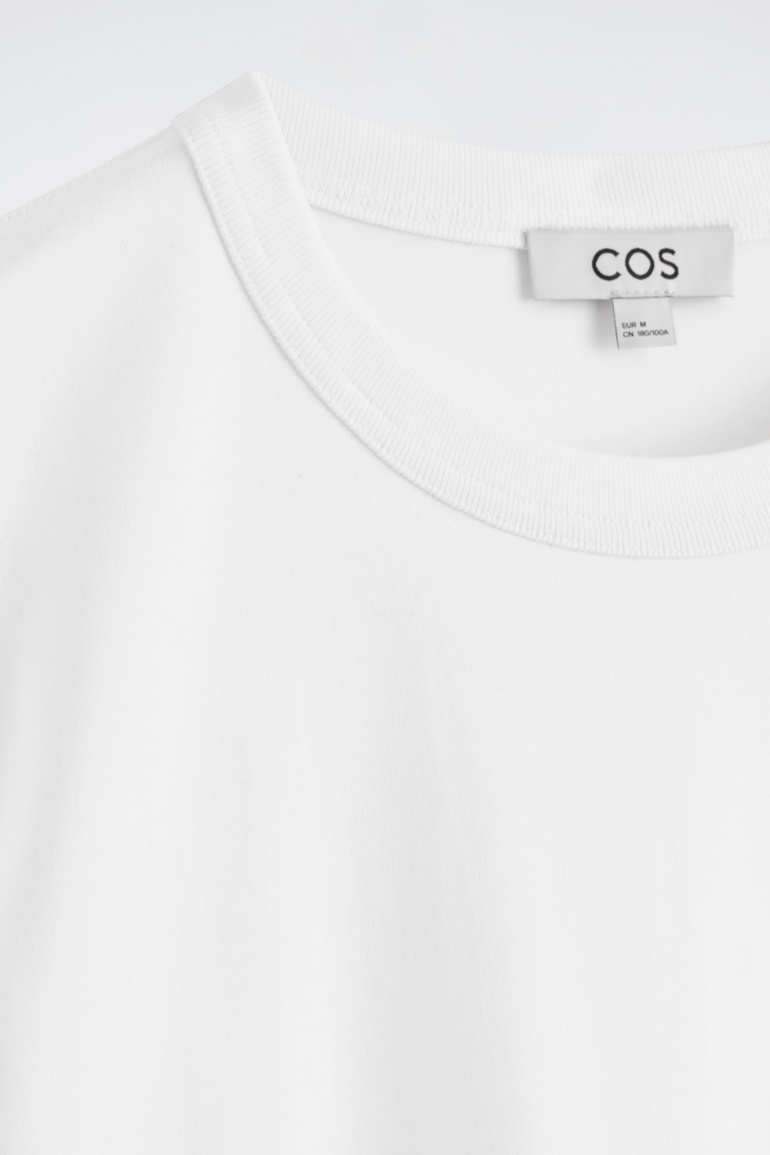 INTERLOCK KATOEN RONDE HALS T-SHIRT - WIT/Lichtgrijs/MARINE / WIT / GESTREEPT/ZWART - 7