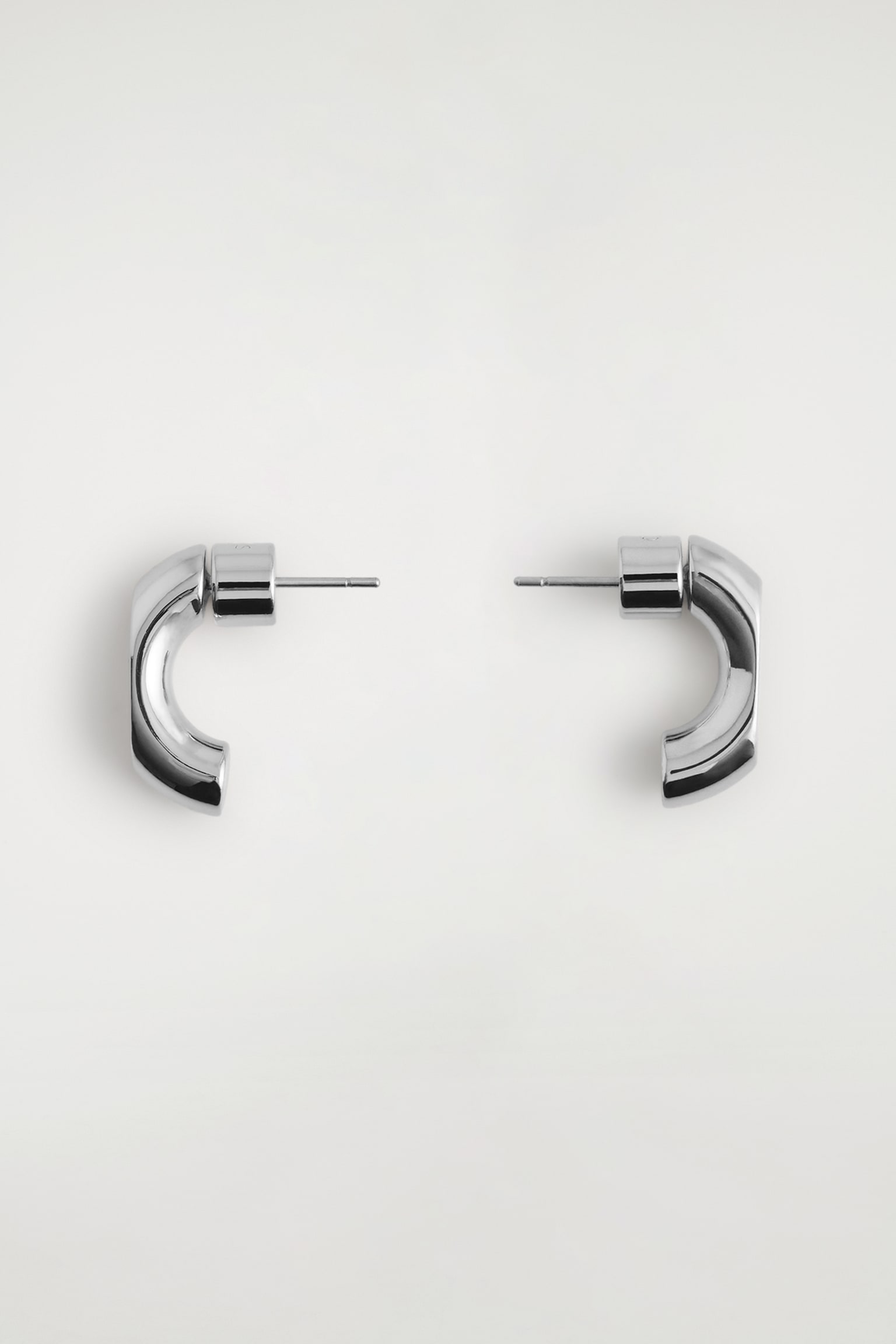 FACETTIERTE CREOLEN - SILBER/Gold - 2