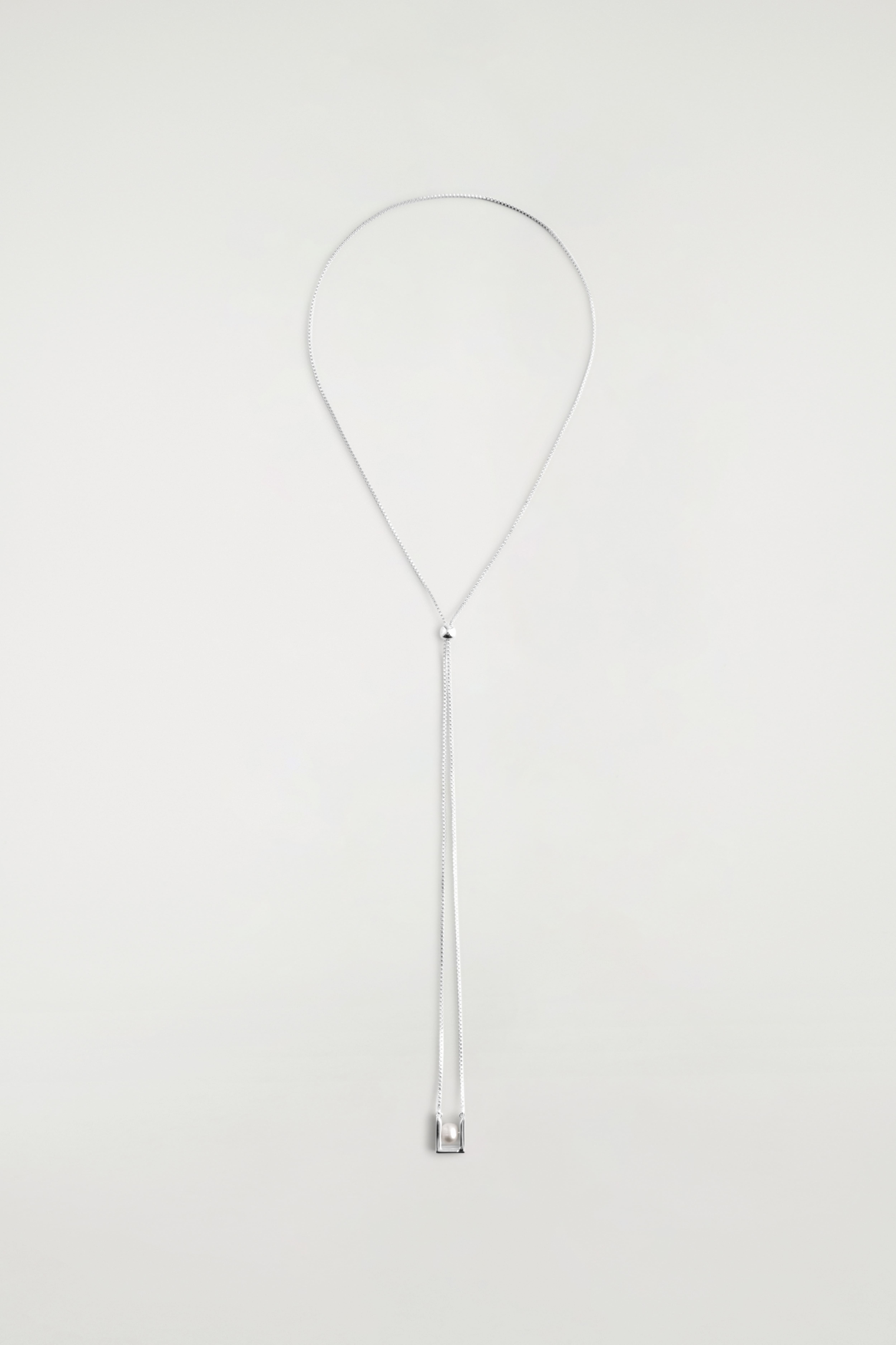 KETTE MIT ANHÄNGER - SILBER/PERLE/Gold