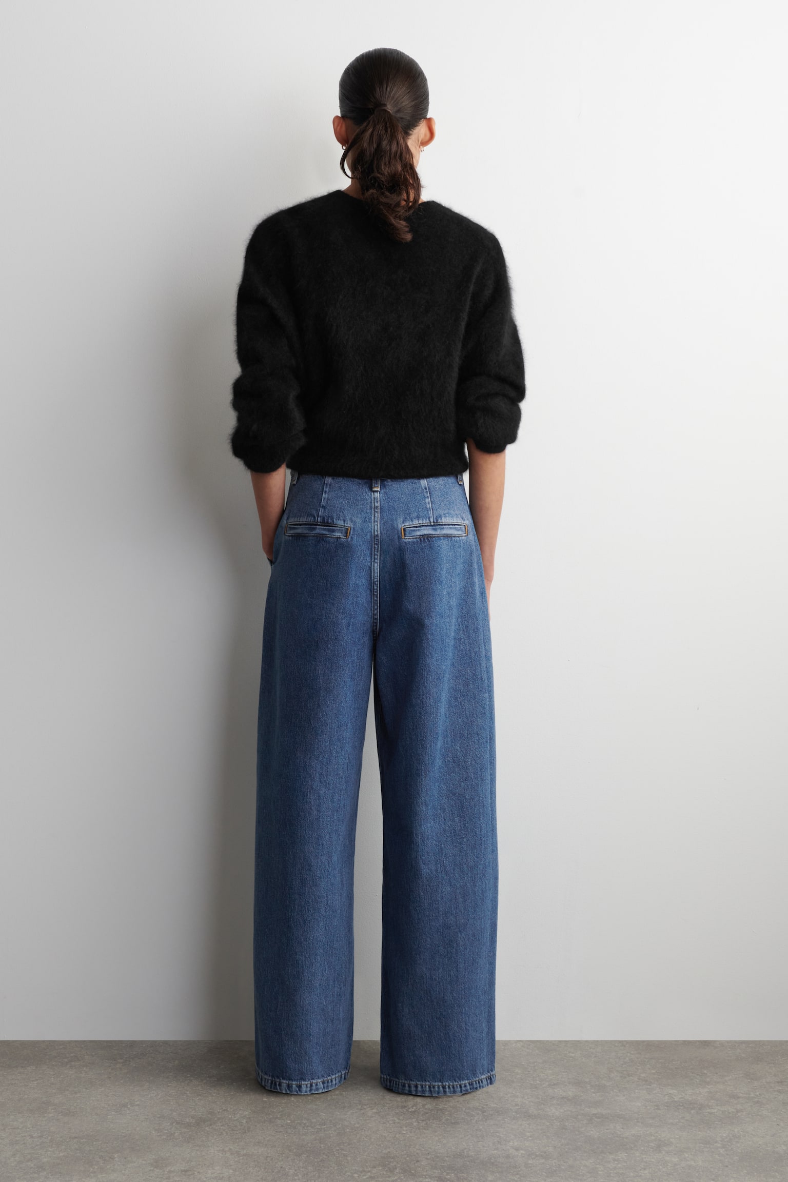 BYXOR I DENIM MED VIDA BEN - BLÅ - 4