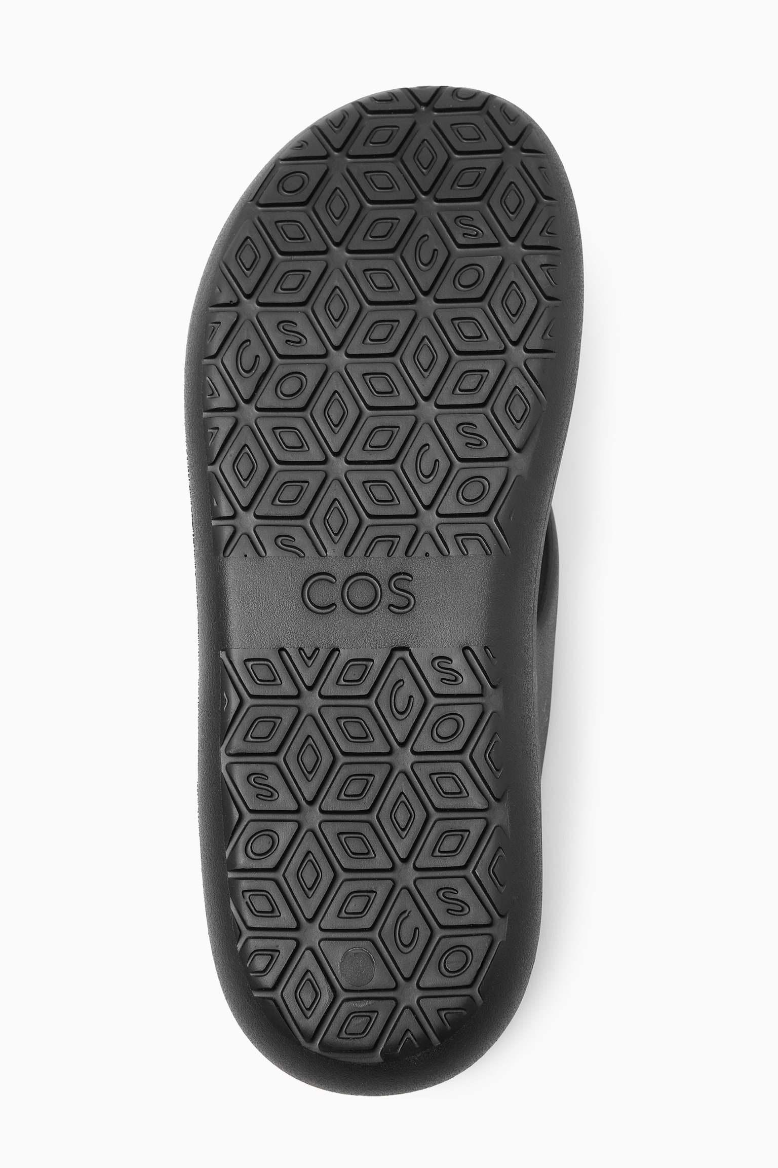 SCULPTURAL EVA FLIP FLOPS - BLACK - 3