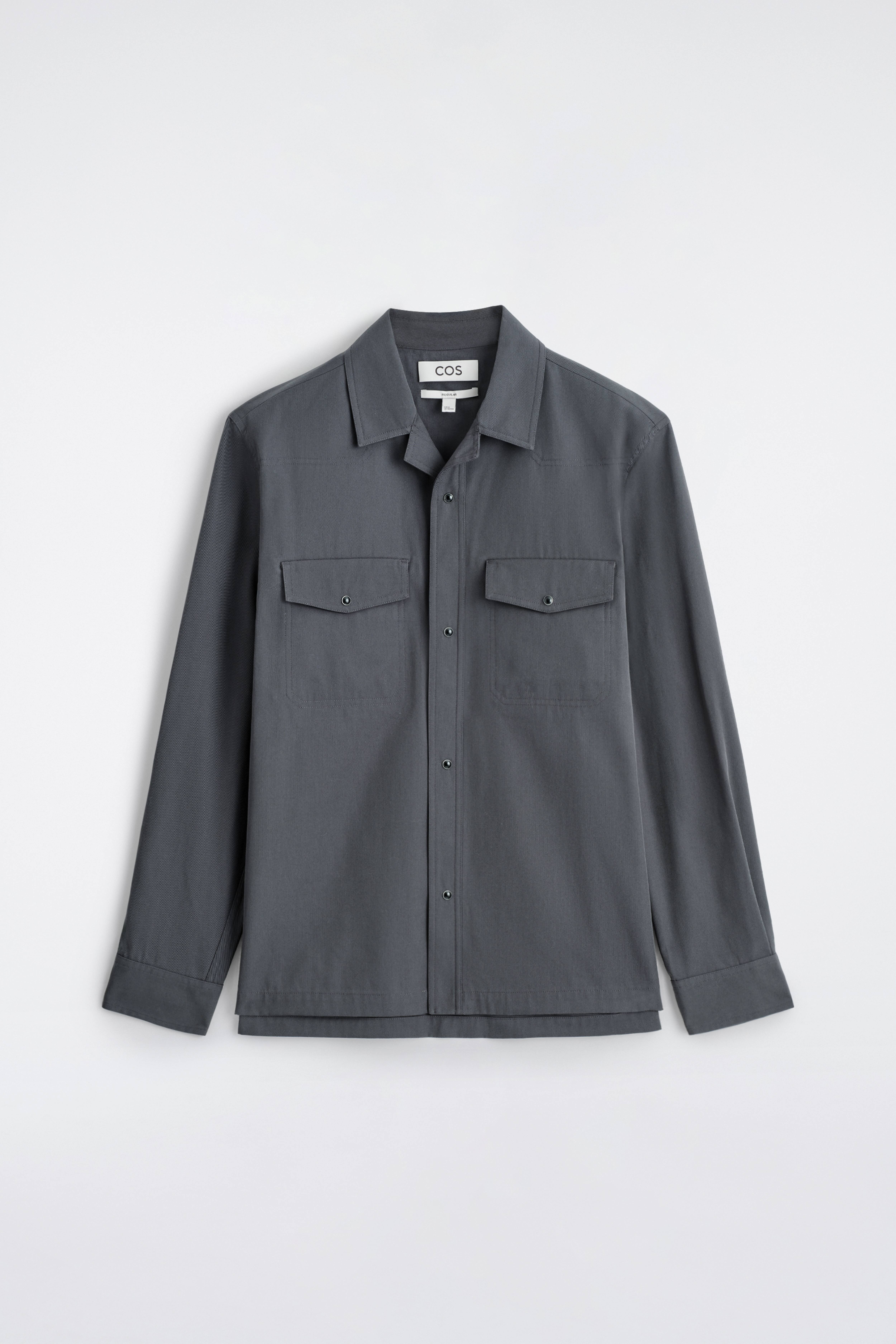 WESTERN SHIRT - MØRKEGRÅ