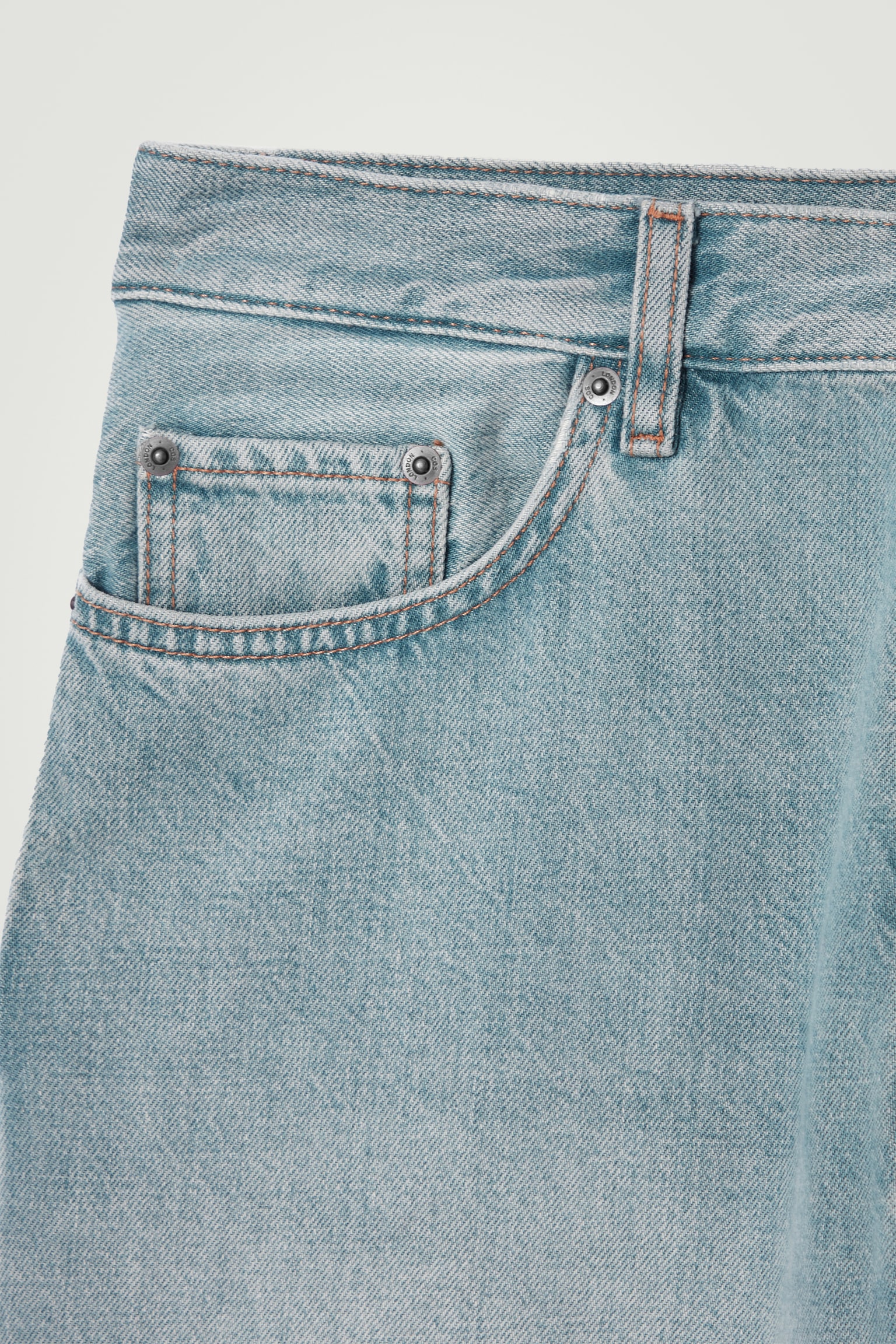 RIDER WIDE-LEG JEANS - DUSTY BLUE/WASHED BLACK - 7