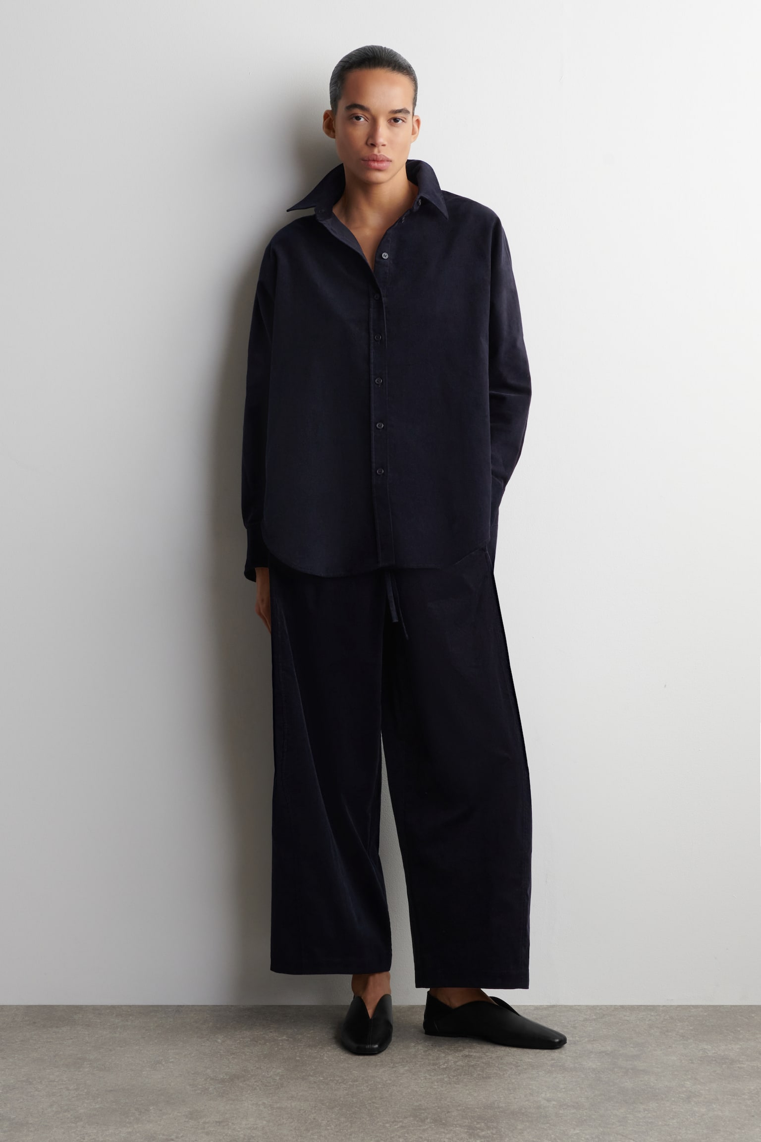 CORDHEMD - NAVYBLAU - 8