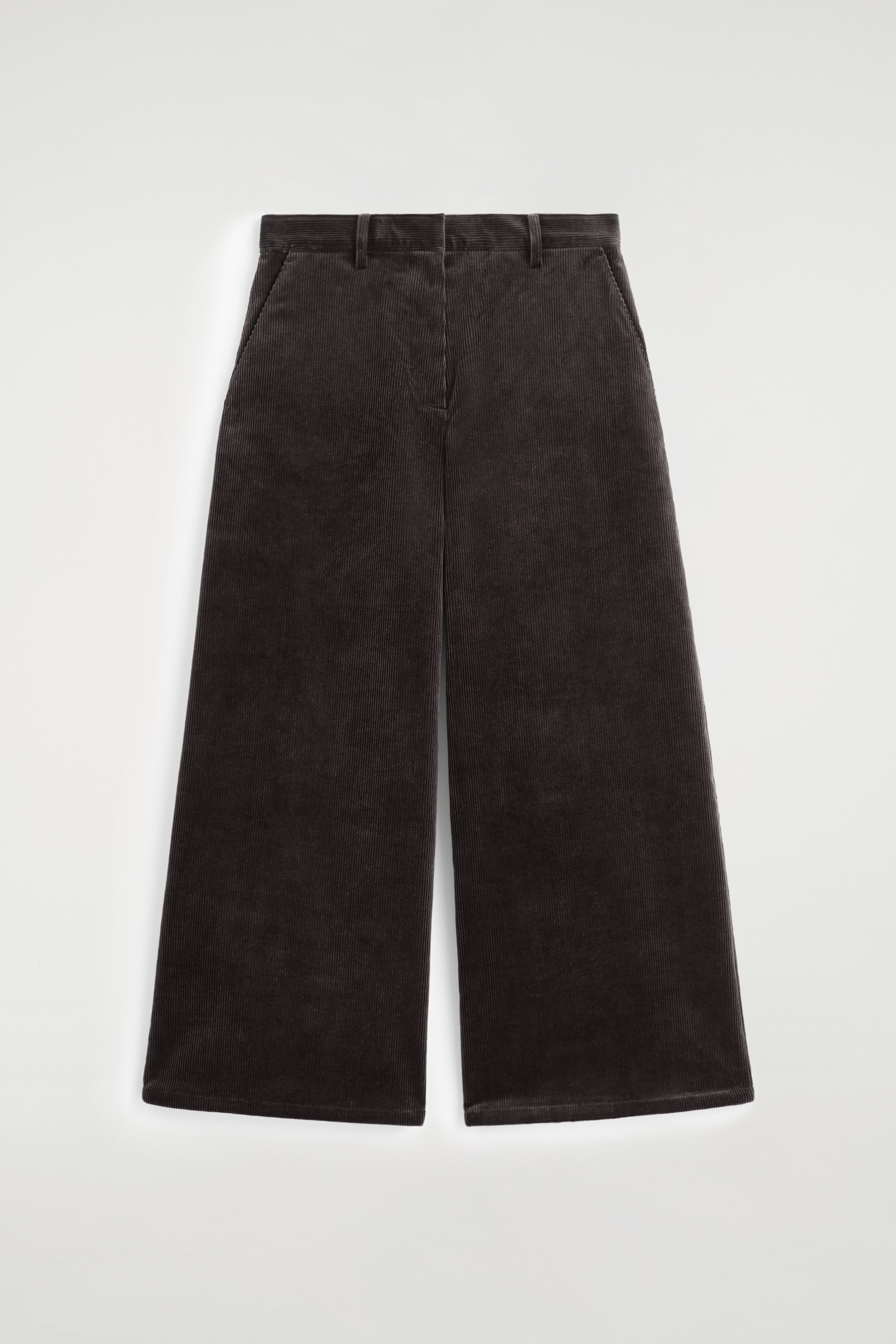 CULOTTES AUS CORD - DUNKELBRAUN