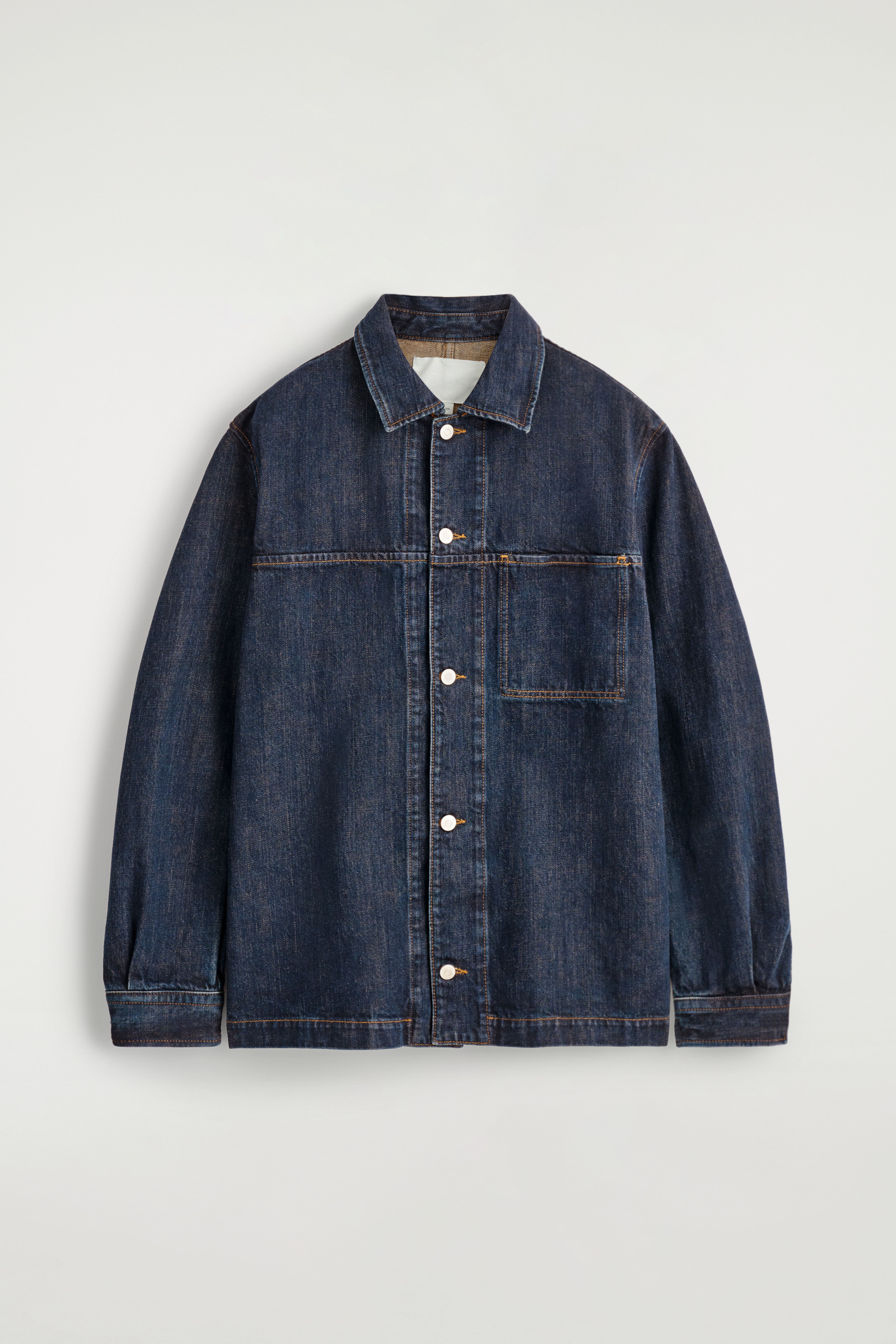 OVERSHIRT IN DENIM - BLU SCURO