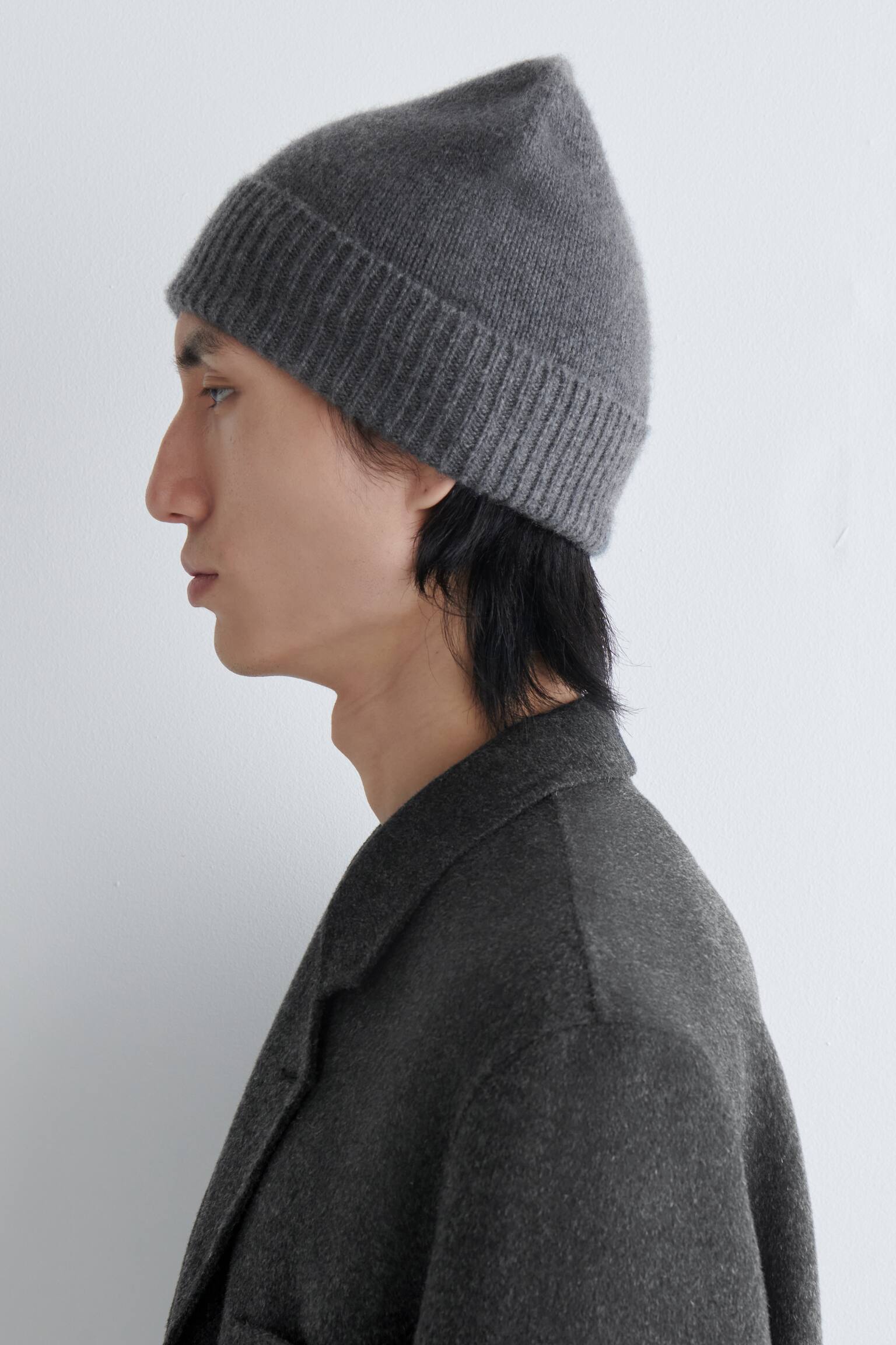 Kashmir Beanie - MØRKEGRÅ/MØRKEBRUN/SORT - 3