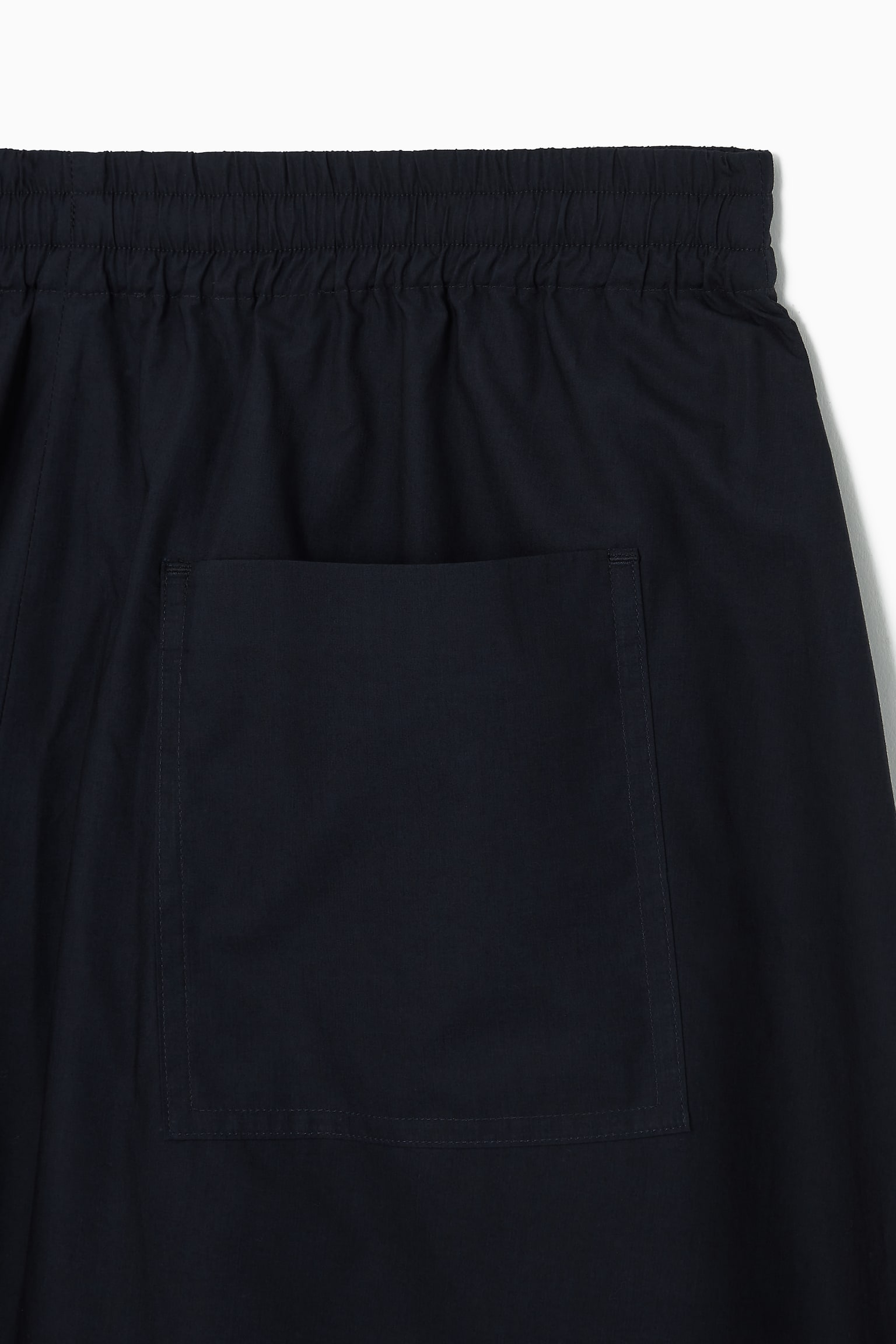 VOLUMINOUS CULOTTES - NAVY/LIGHT BEIGE/BLACK - 4