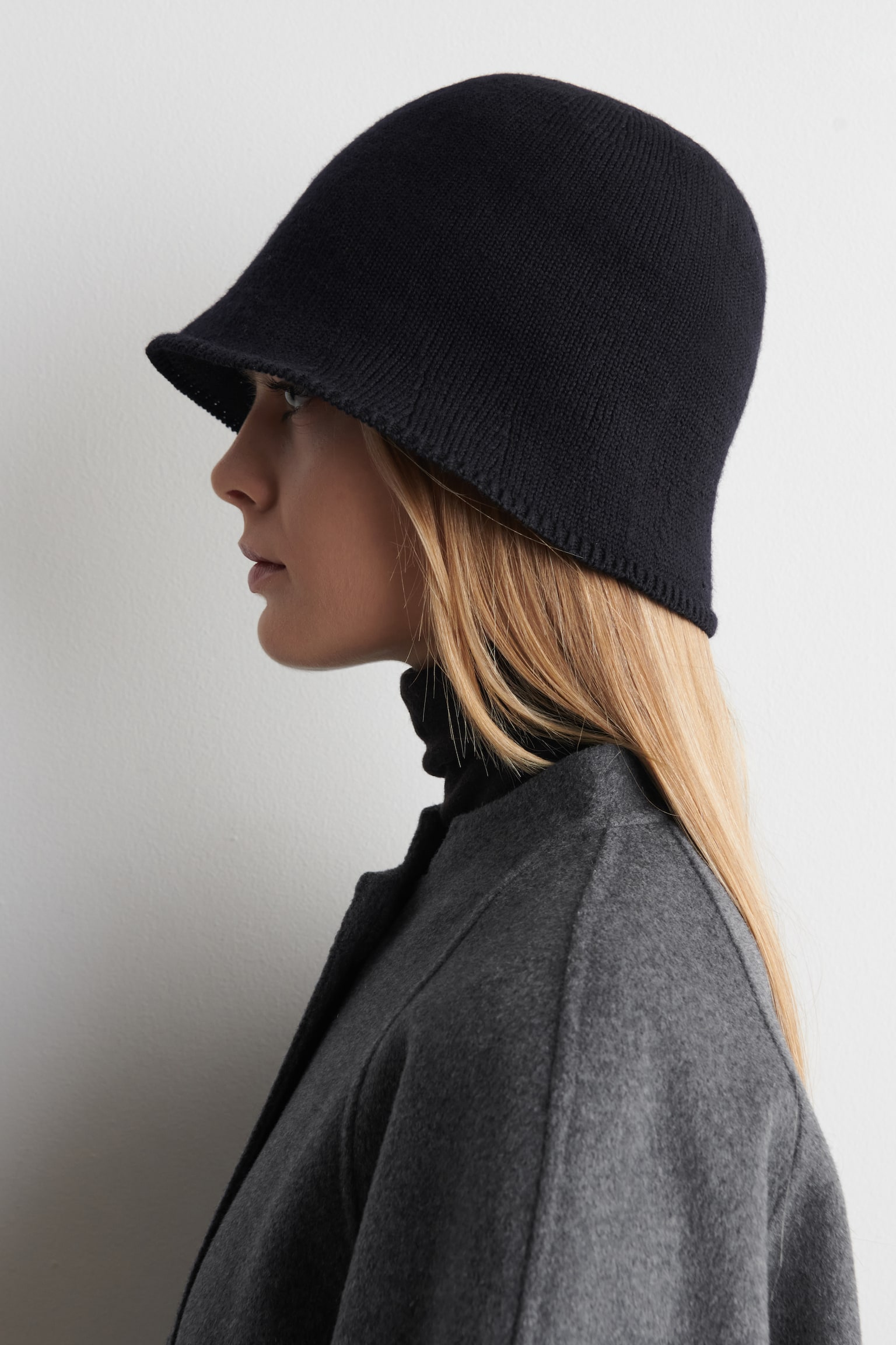 FISCHERHUT AUS MERINOWOLLE - NAVYBLAU - 3