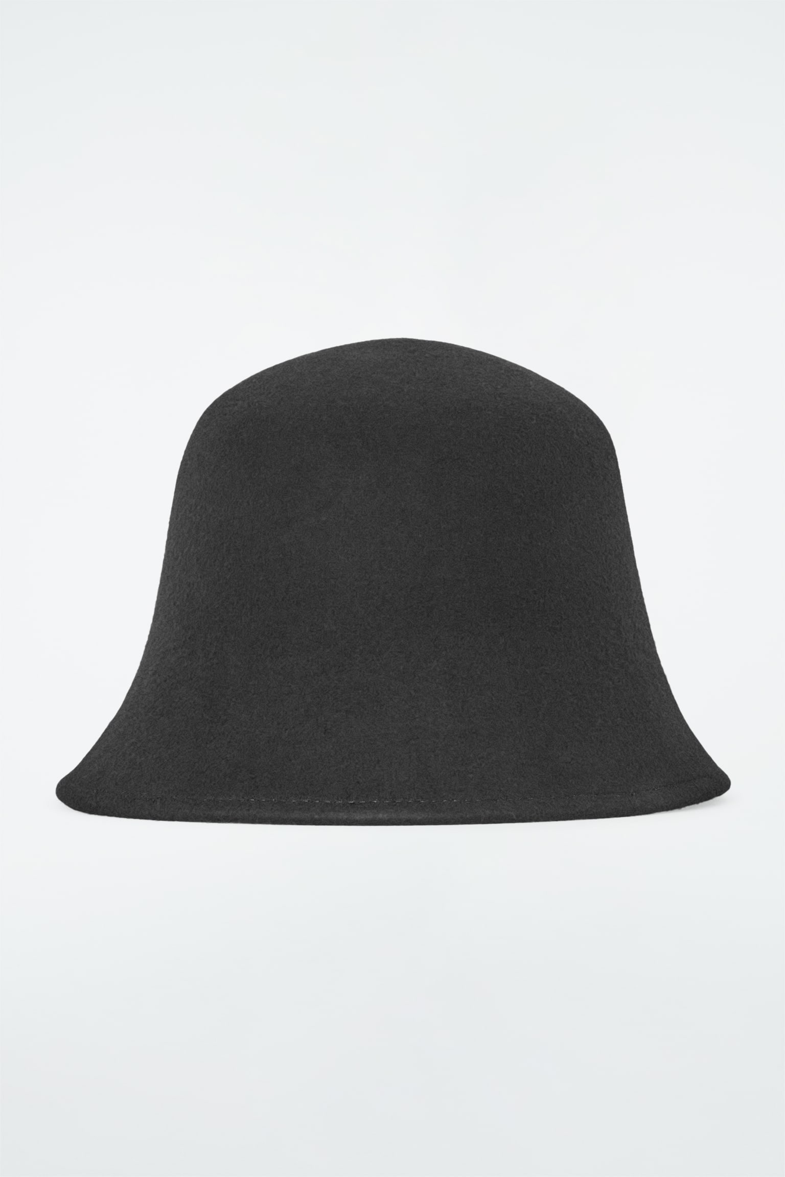 FELTED-WOOL BUCKET HAT - BLACK - 2