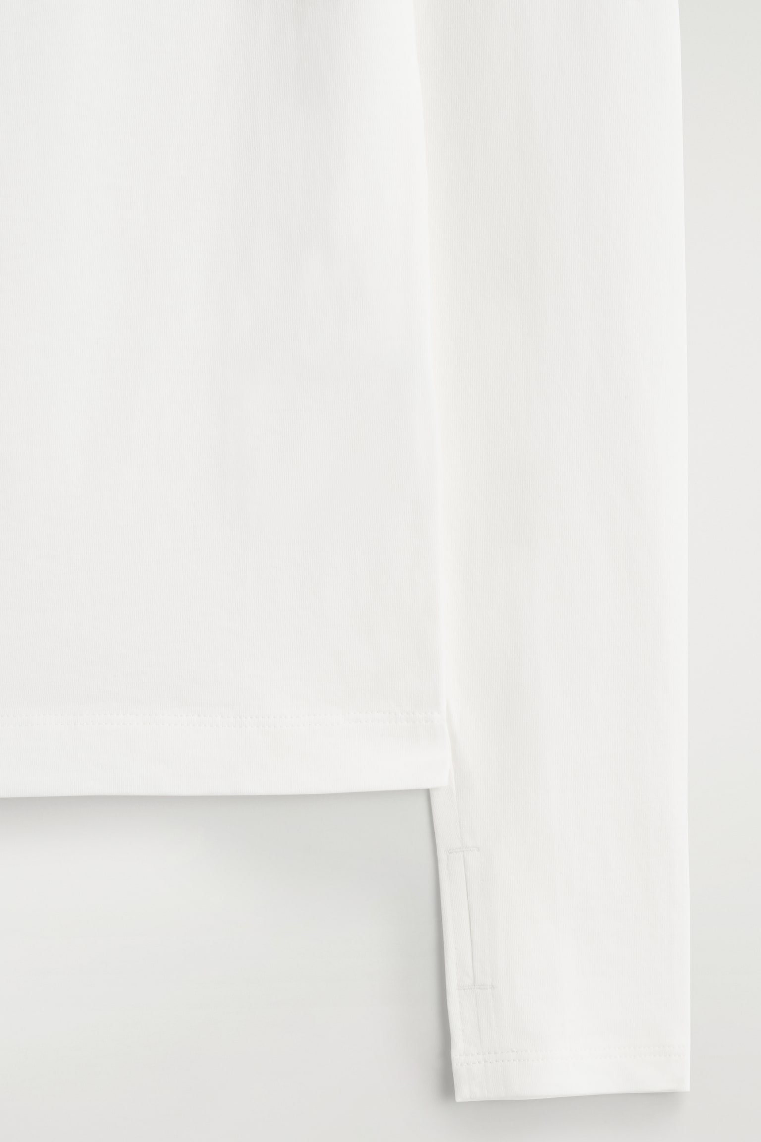 katoenen top met lange mouwen - WIT/BEIGE MÉLANGE/MARINEBLAUW/GROEN/ZWART - 6