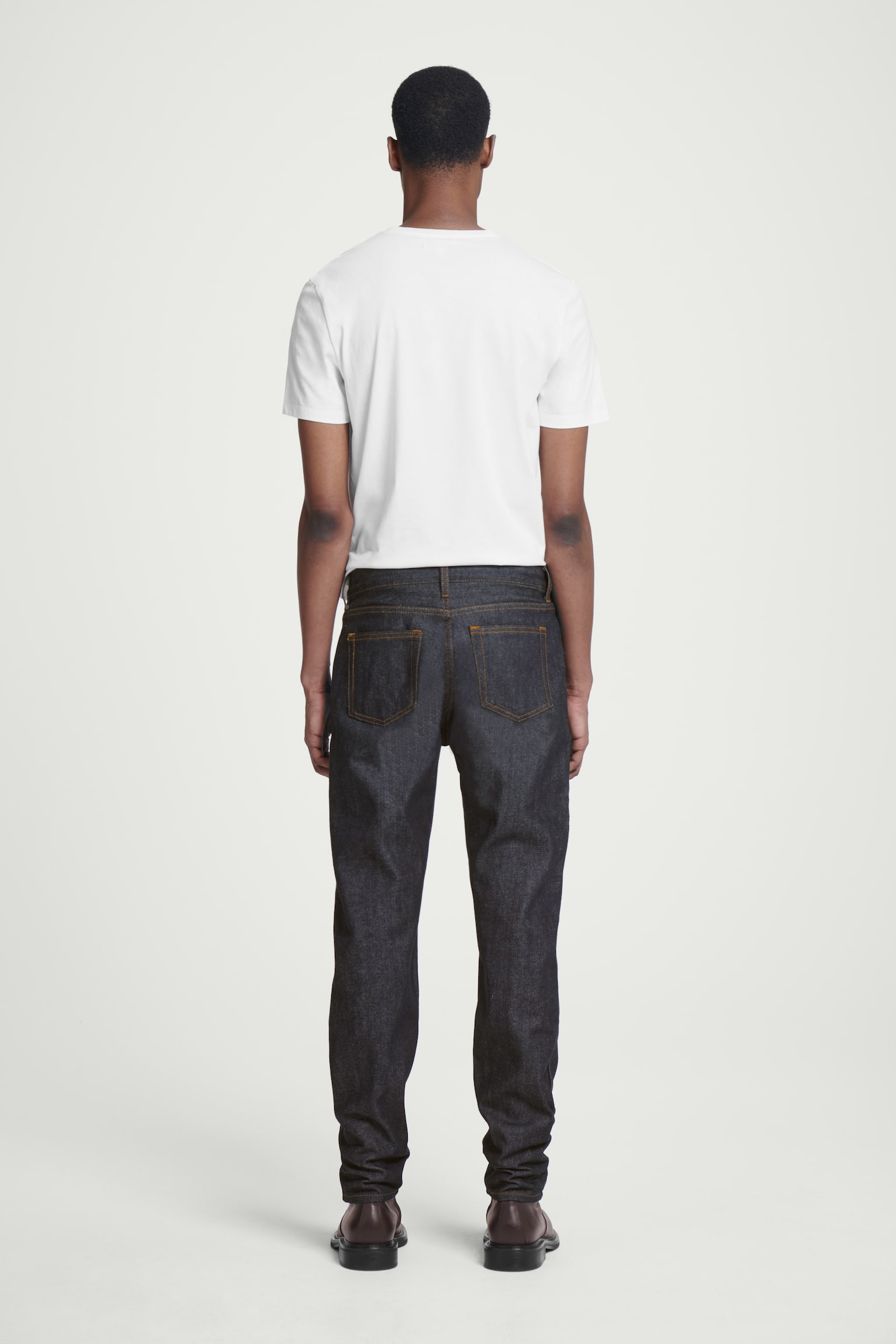 PILLAR RAW SELVEDGE TAPERED JEANS - INDIGO - 9