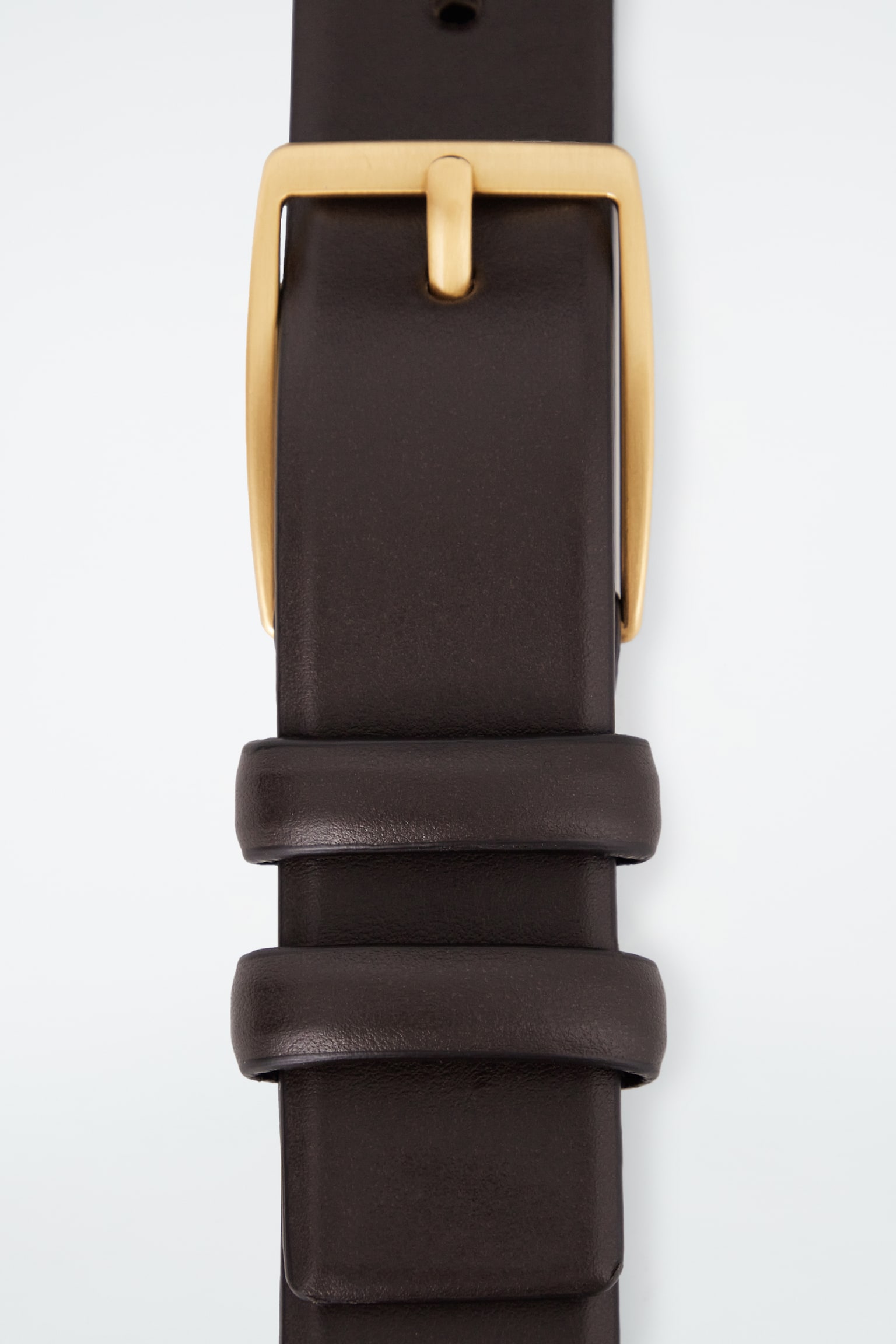 CLASSIC LEATHER BELT - DARK BROWN/BLACK/BLACK/BROWN - 4