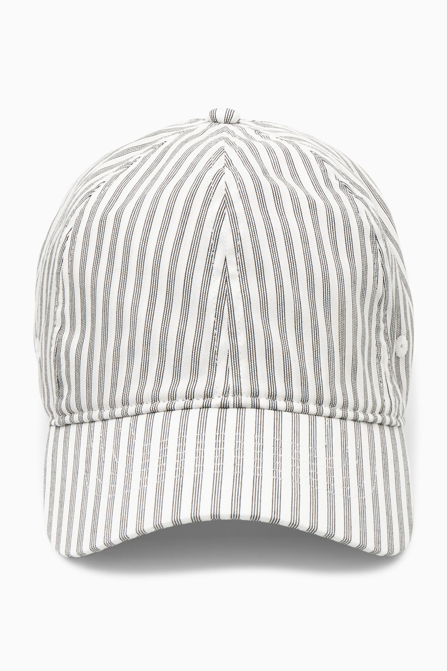 STRIPED BASEBALL CAP - WHITE / STRIPED - 2