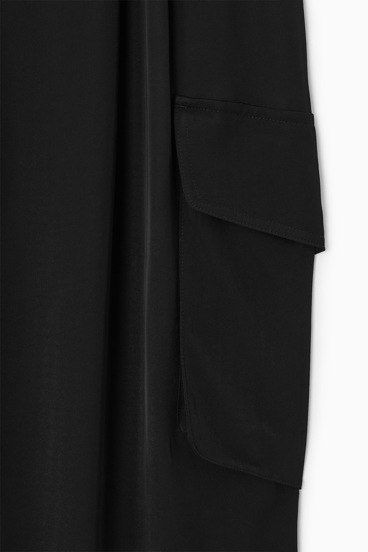 PAPERBAG UTILITY TROUSERS - BLACK/TEAL - 3