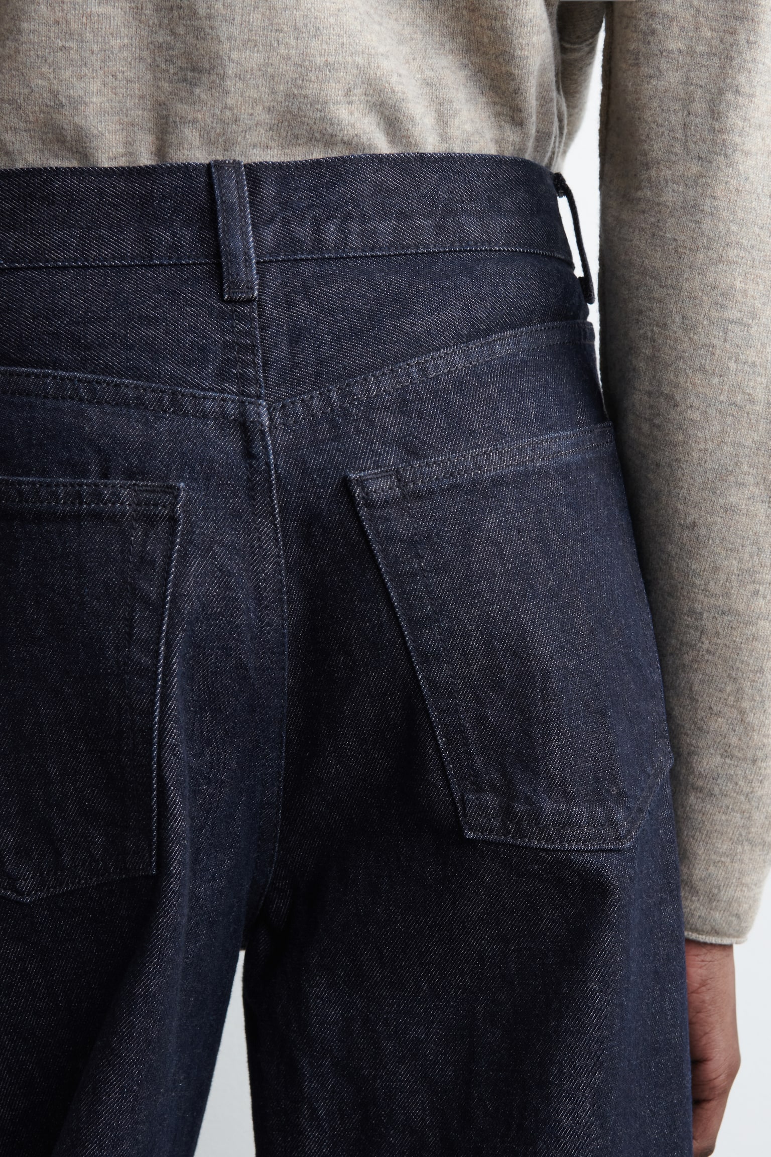 DIAL JEANS MIT WEITEM BEIN - Dunkelblau/SCHWARZ - 5