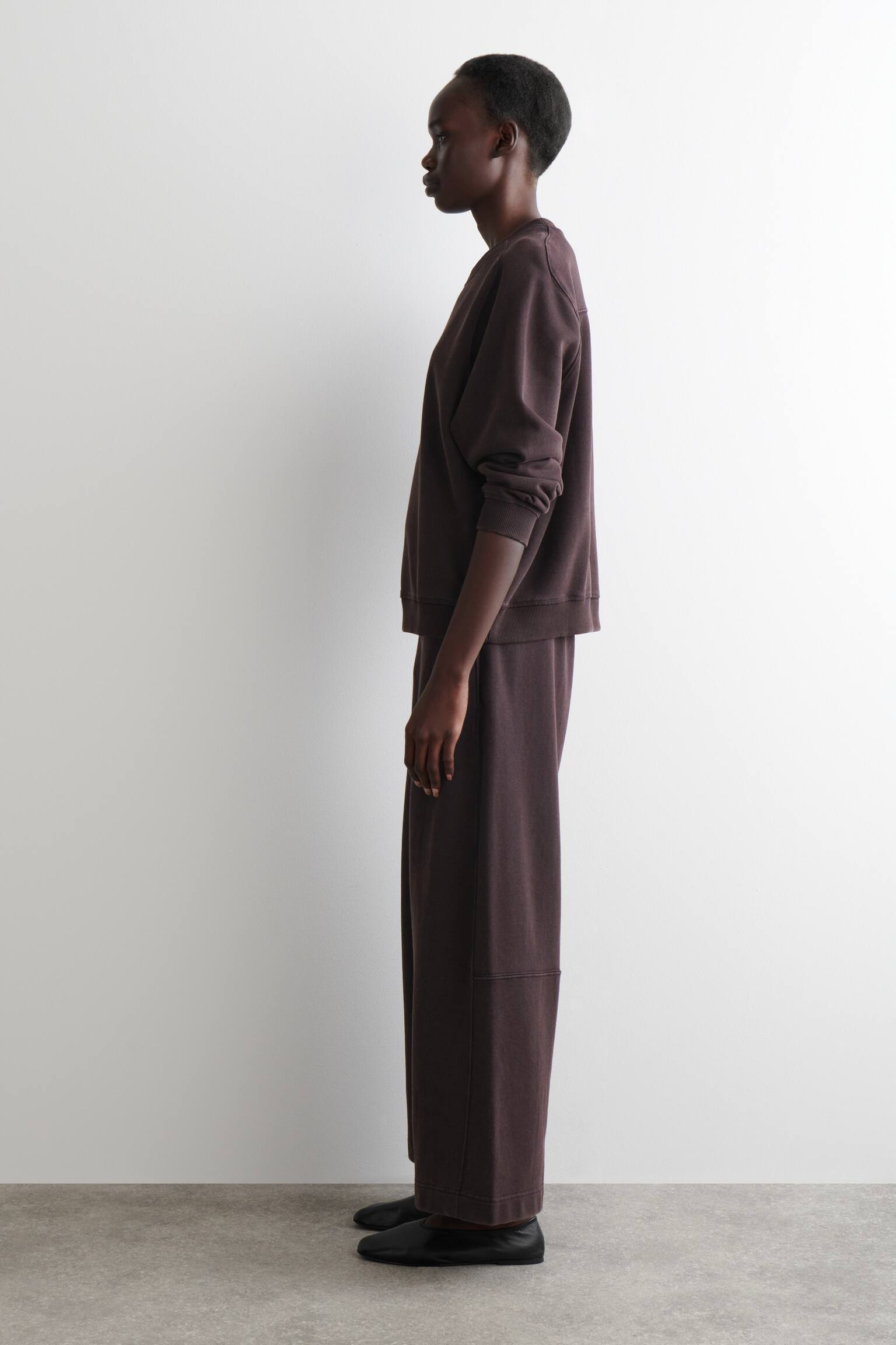SWEAT EN COTON - VIOLET FONCÉ - 6