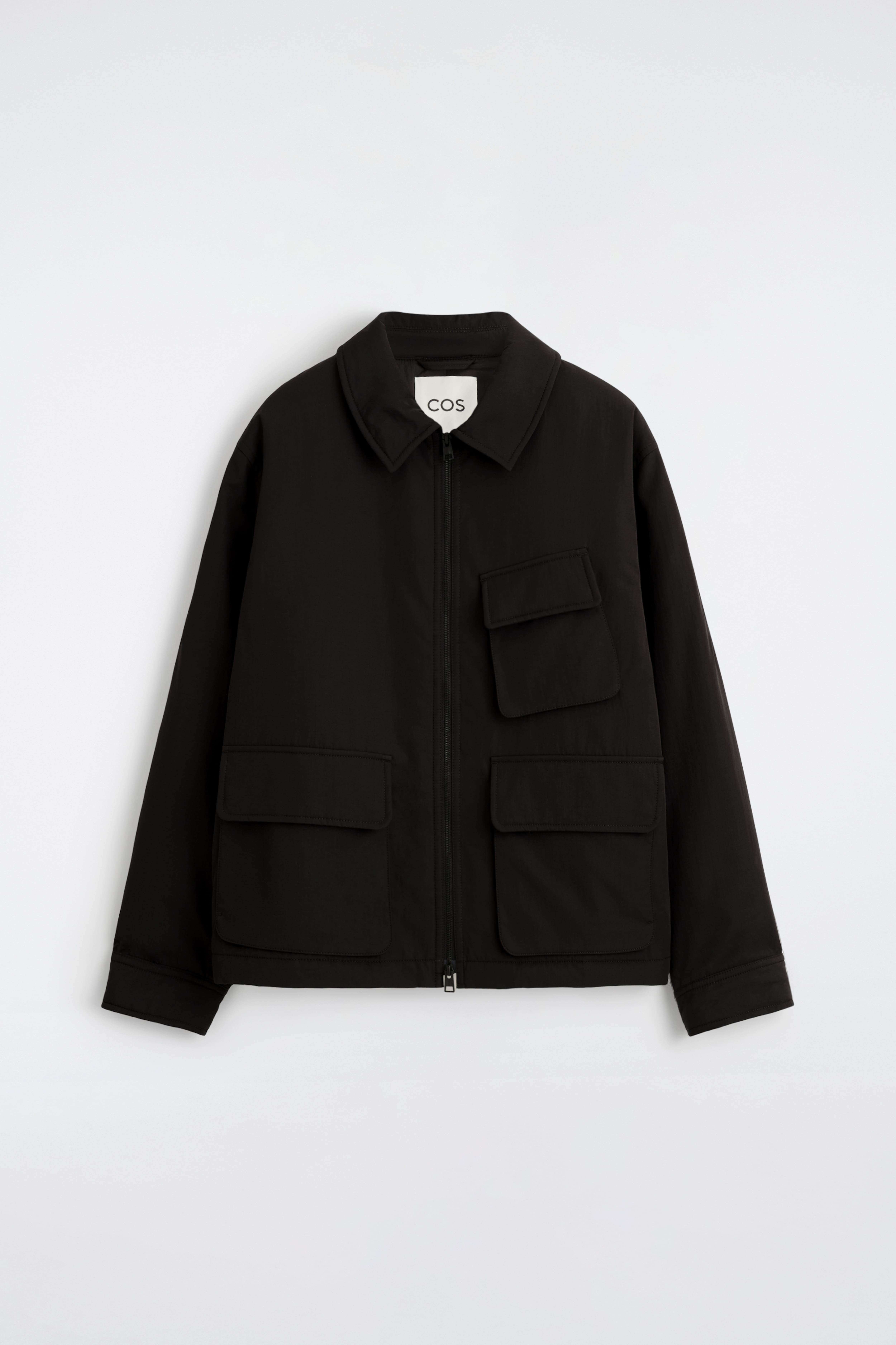VESTE WORKWEAR MATELASSÉE EN NYLON - NOIR/VERT SAUGE