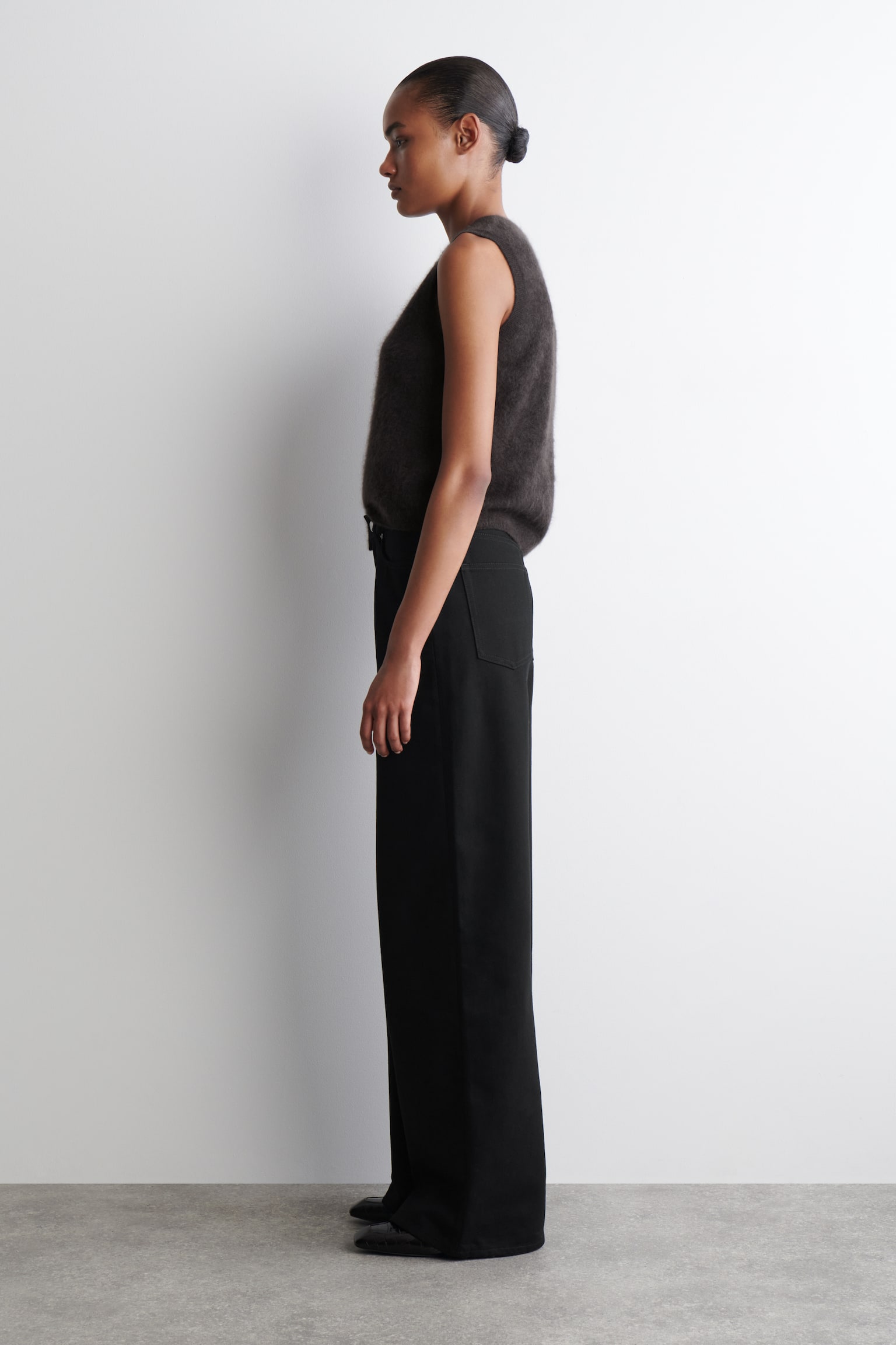 Dial vide jeans - SVART/Mørkeblå - 6