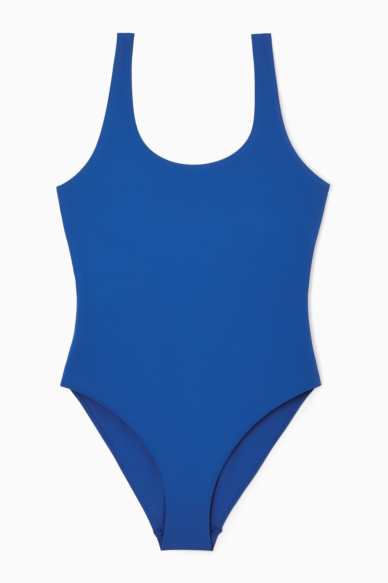 SCOOP-NECK SWIMSUIT - BLUE - 2