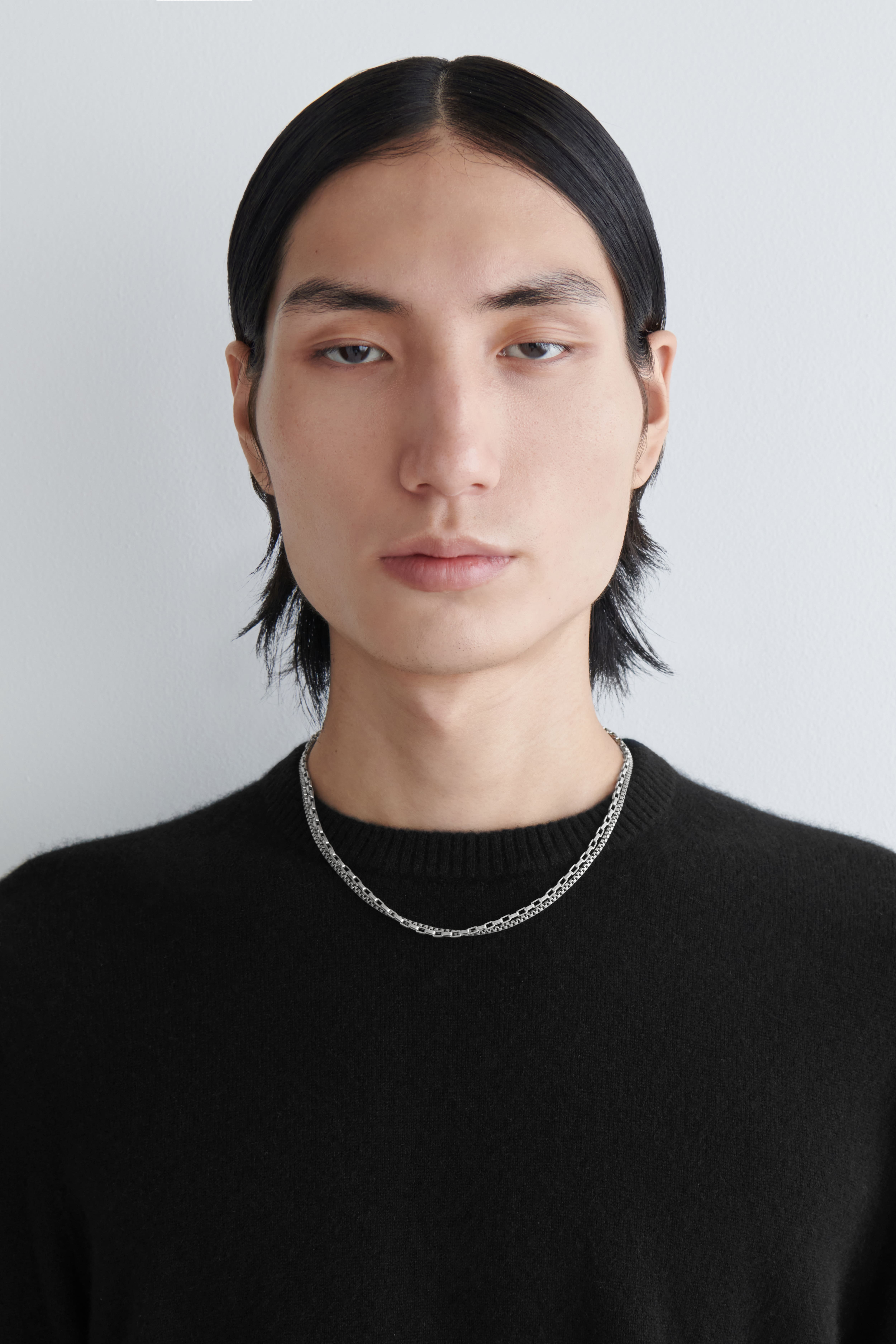 DOPPELTE GLIEDERKETTE - SILBER