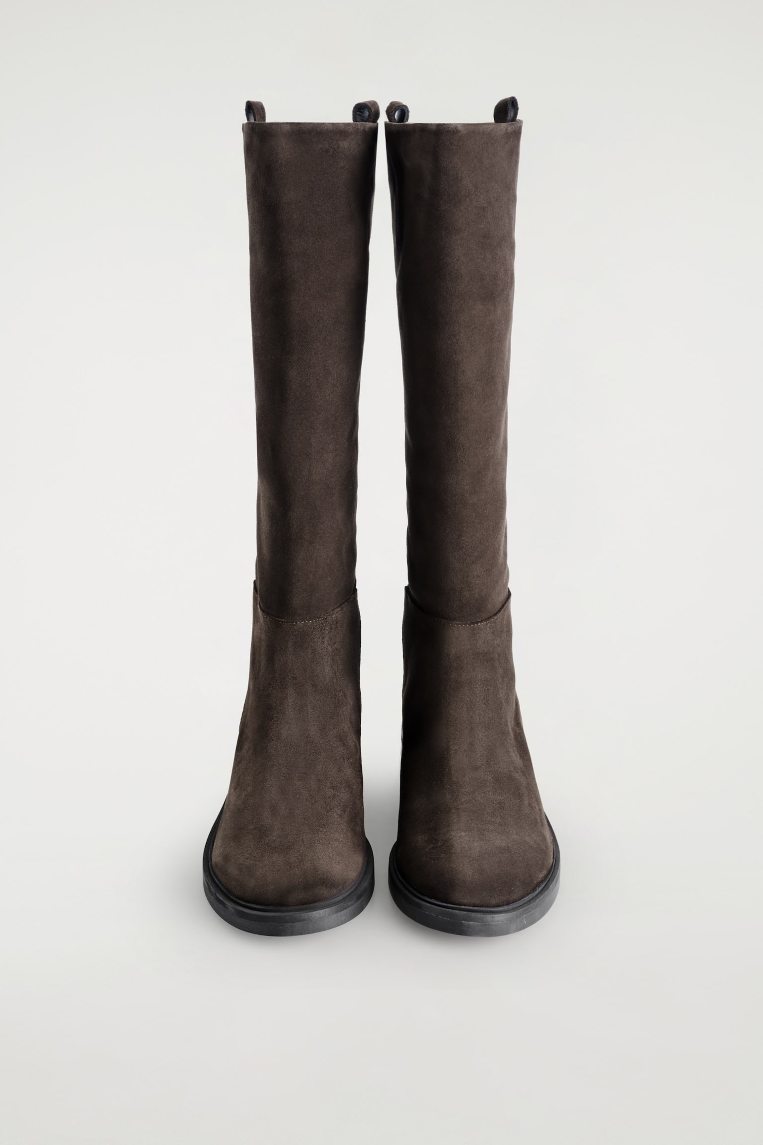 REITSTIEFEL AUS VELOURSLEDER - BRAUN - 3