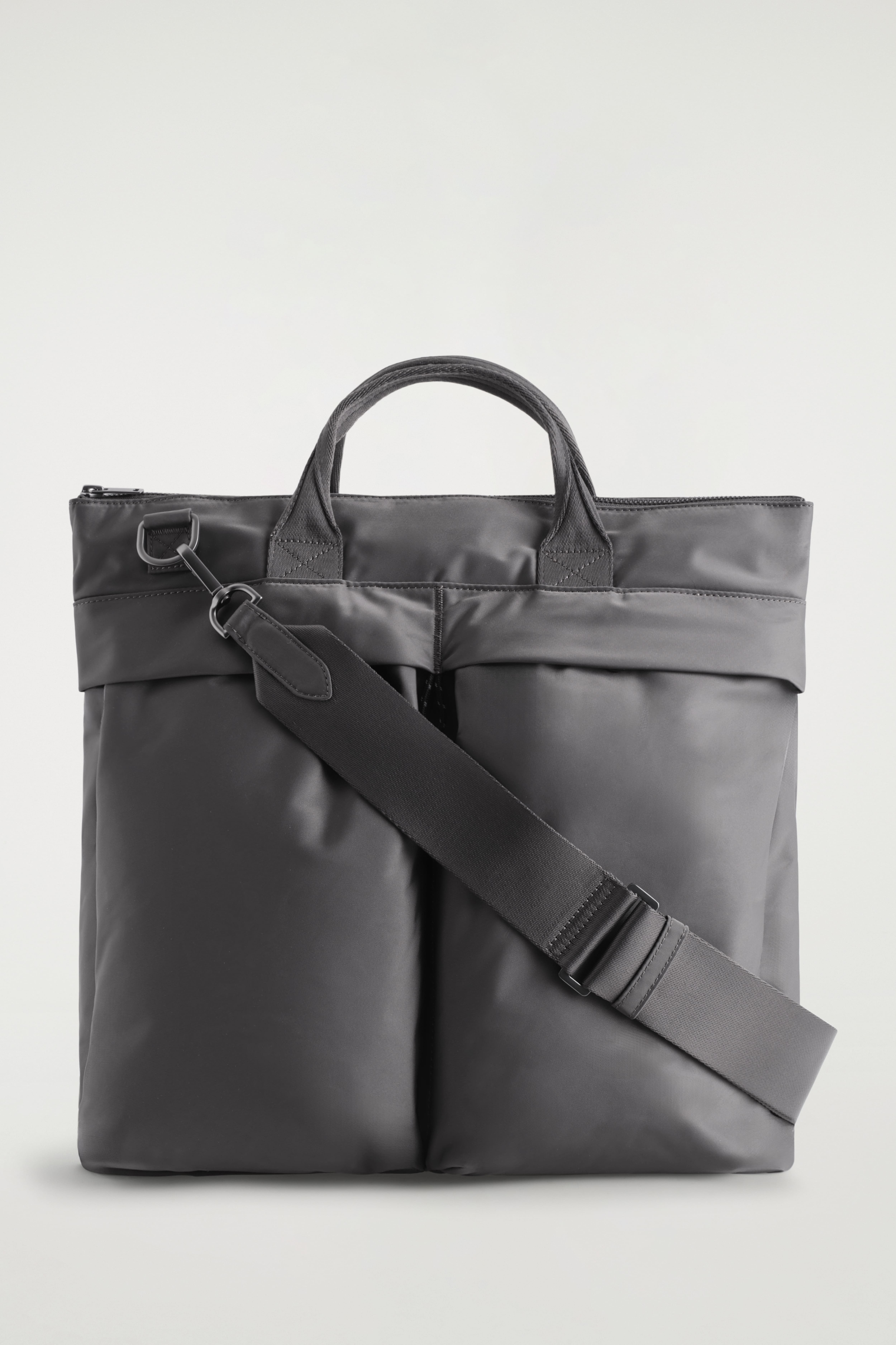 Transit-messenger-laukku – nyloni - Harmaa