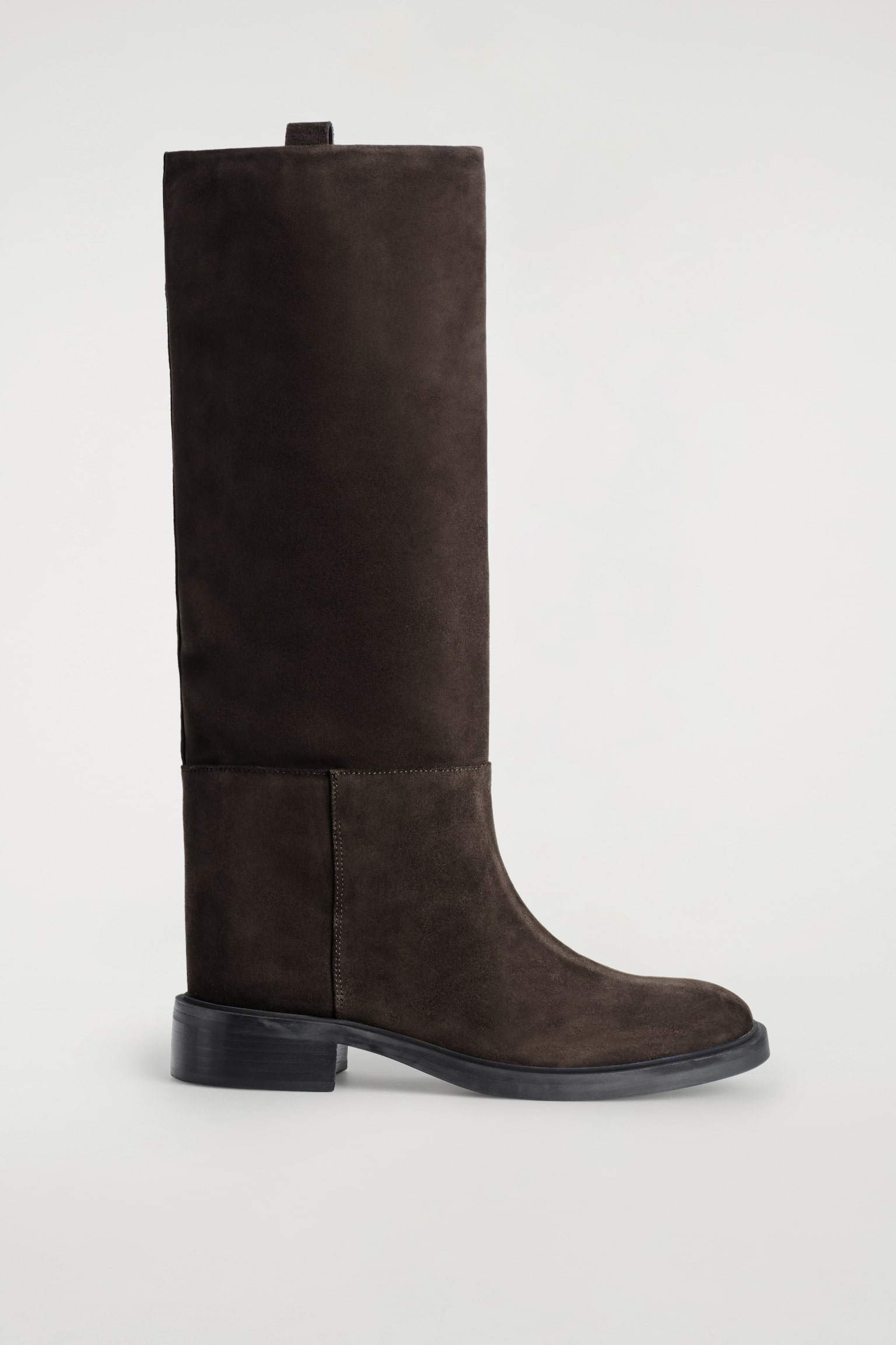 REITSTIEFEL AUS VELOURSLEDER - BRAUN - 2