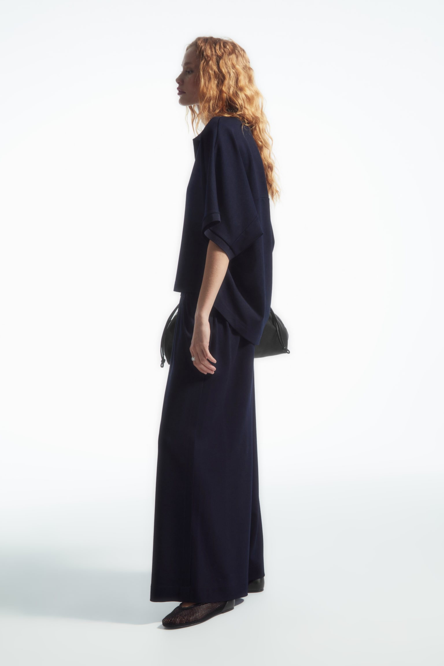 MILANO-KNIT CULOTTES - NAVY BLUE - 5