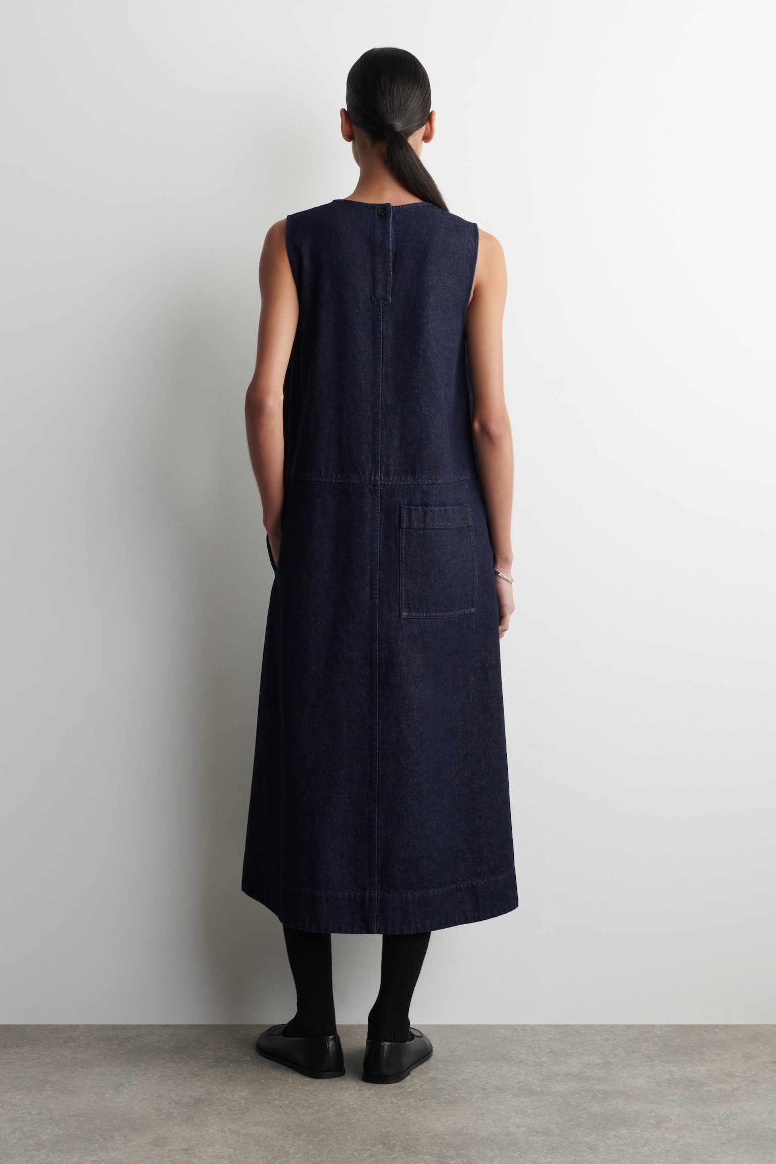 A-VONALÚ FARMER MIDI RUHA - INDIGÓ - 6