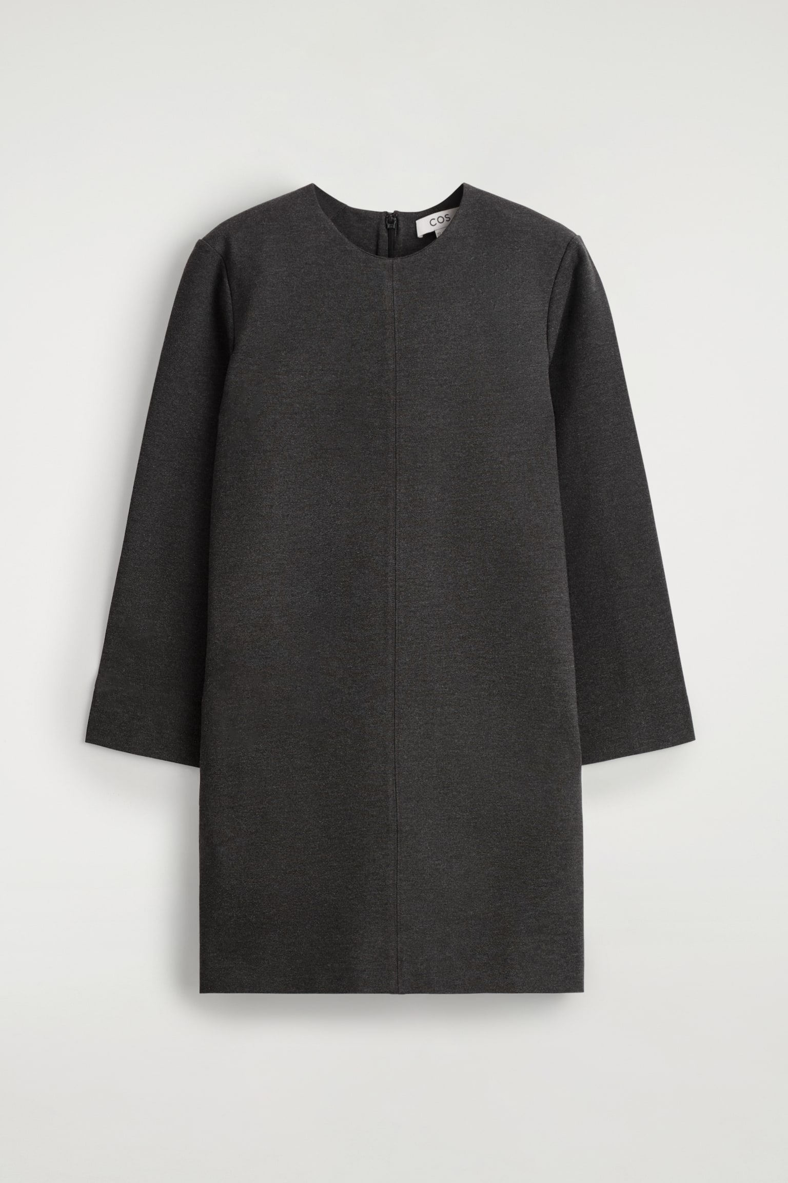 ELEGANTES MINIKLEID AUS JERSEY - DUNKELGRAU - 2