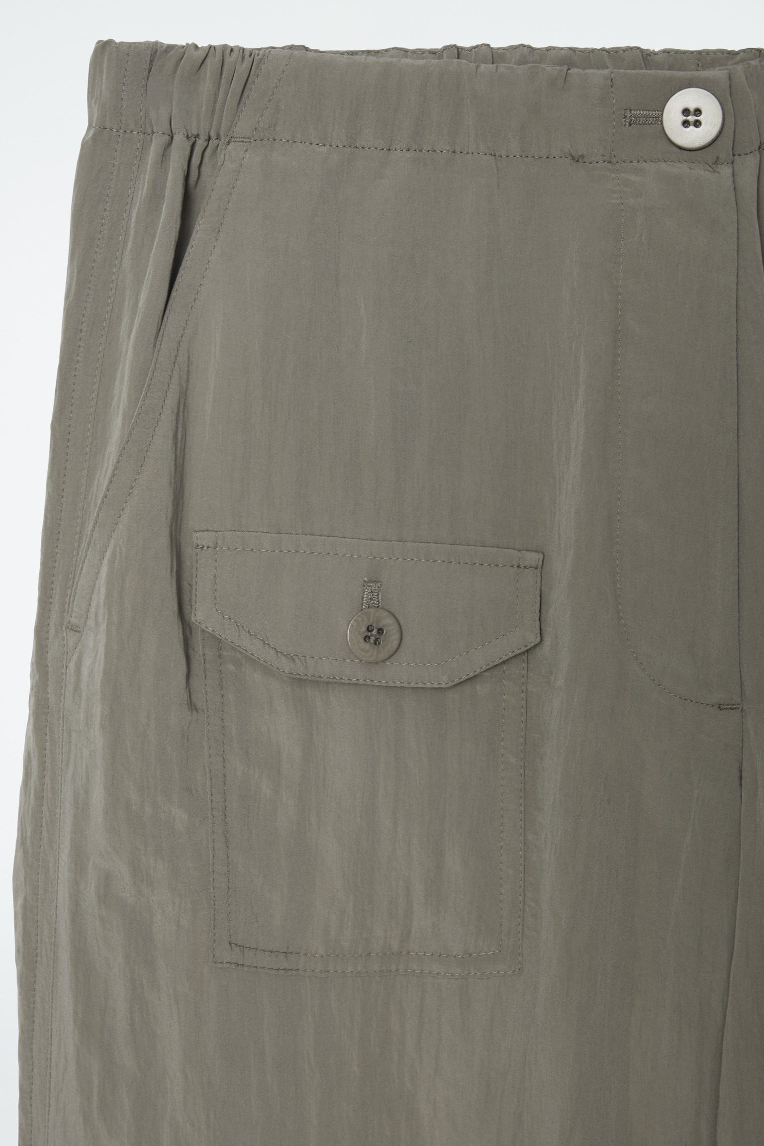 PARACHUTE CARGO TROUSERS - GREY - 4