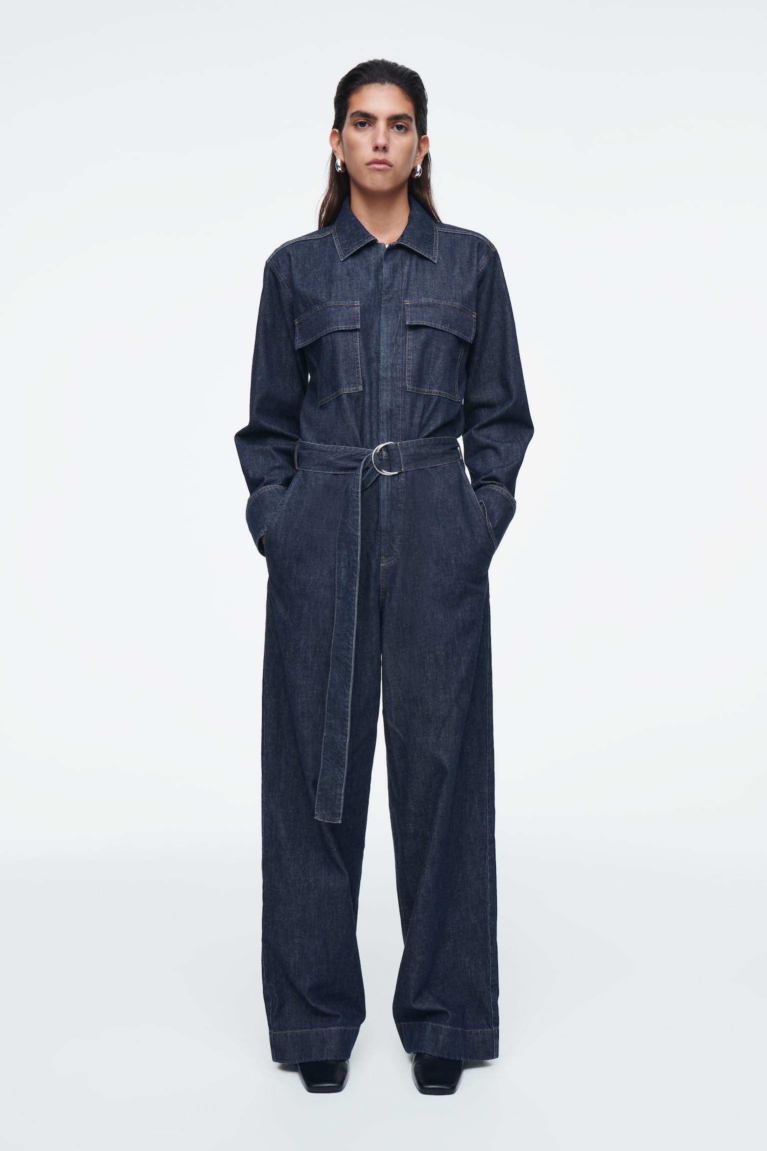 DENIM BOILERSUIT - INDIGO - 1