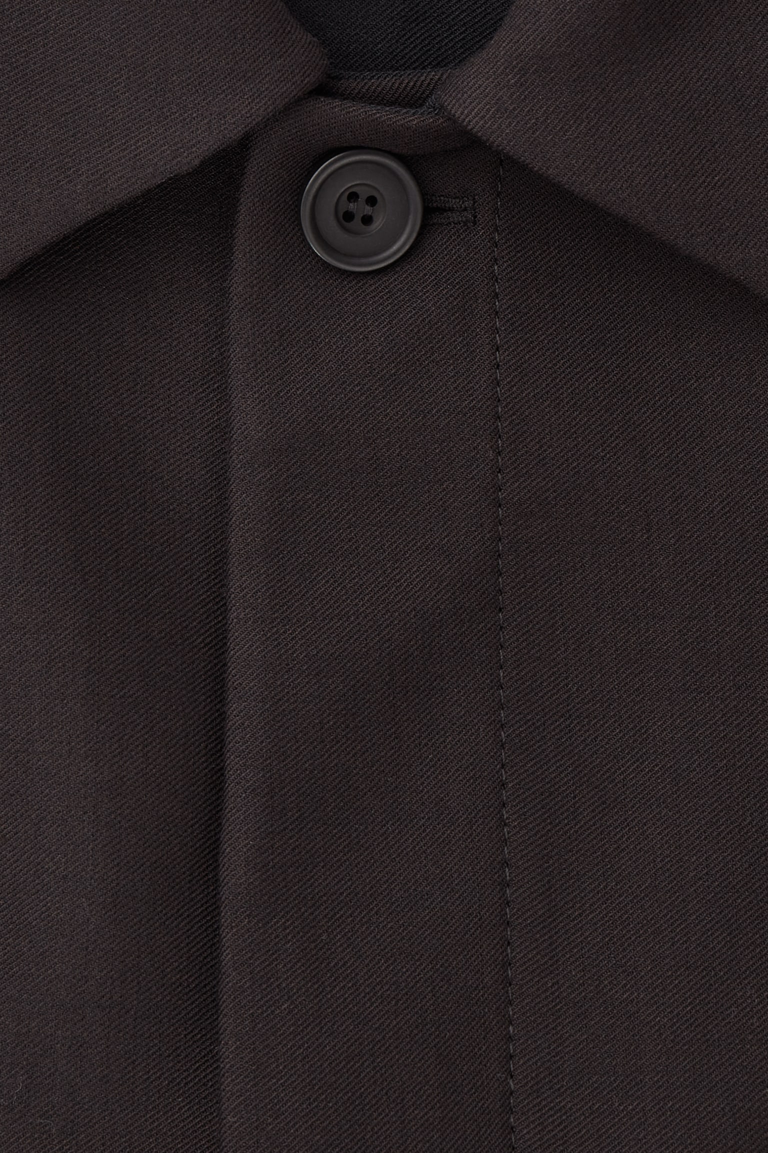 WOOL-BLEND JACKET - DARK BROWN - 4