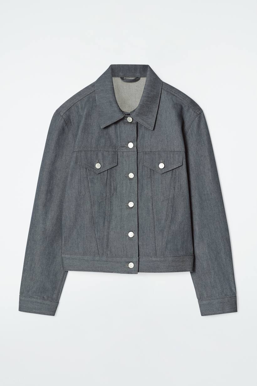 Veste En Jean Femme Vintage SOMTHRON - Style Détendu Loose - Manches Longues