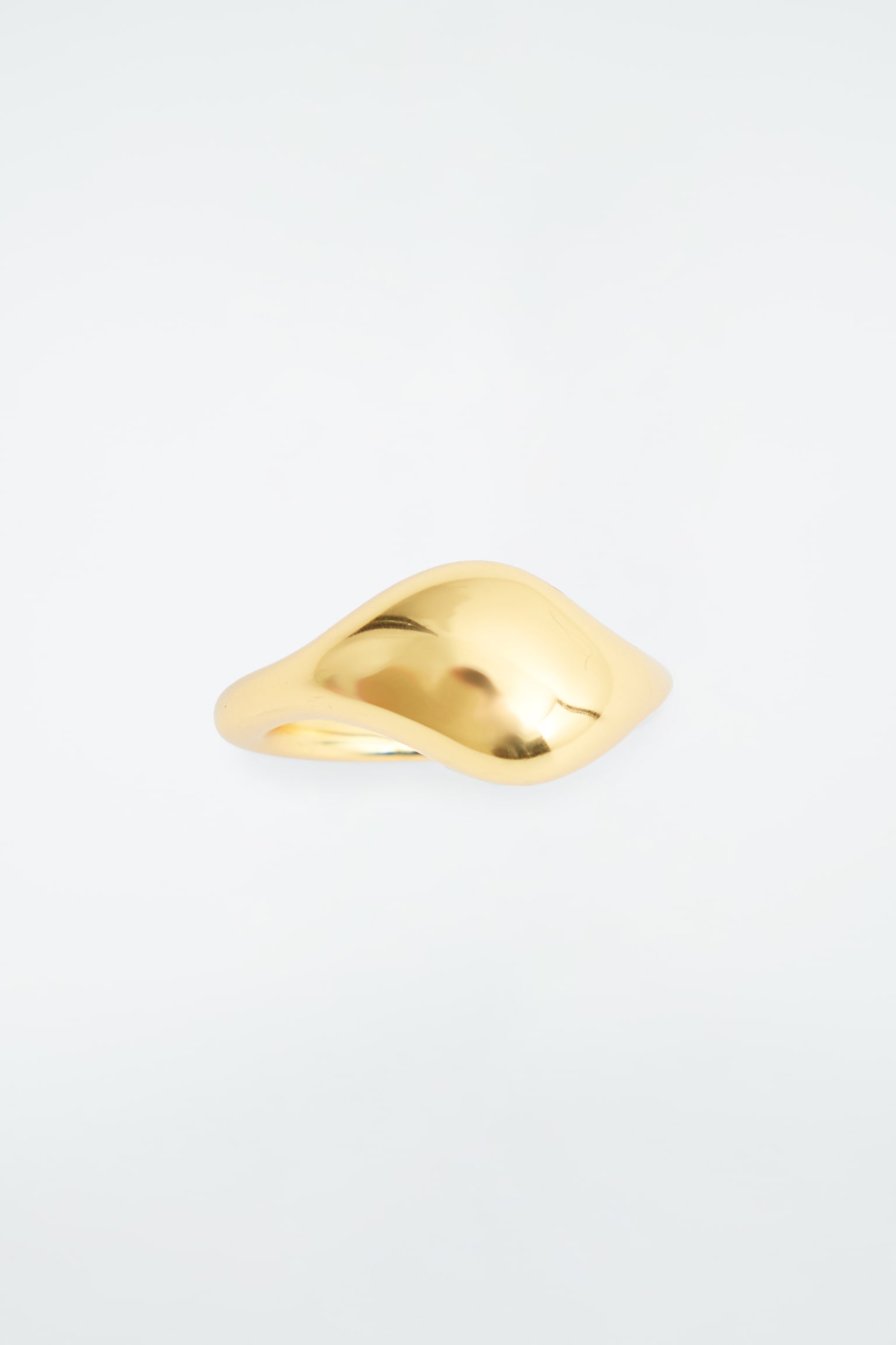 CHUNKY DROPLET PINKY RING - GOLD - 3